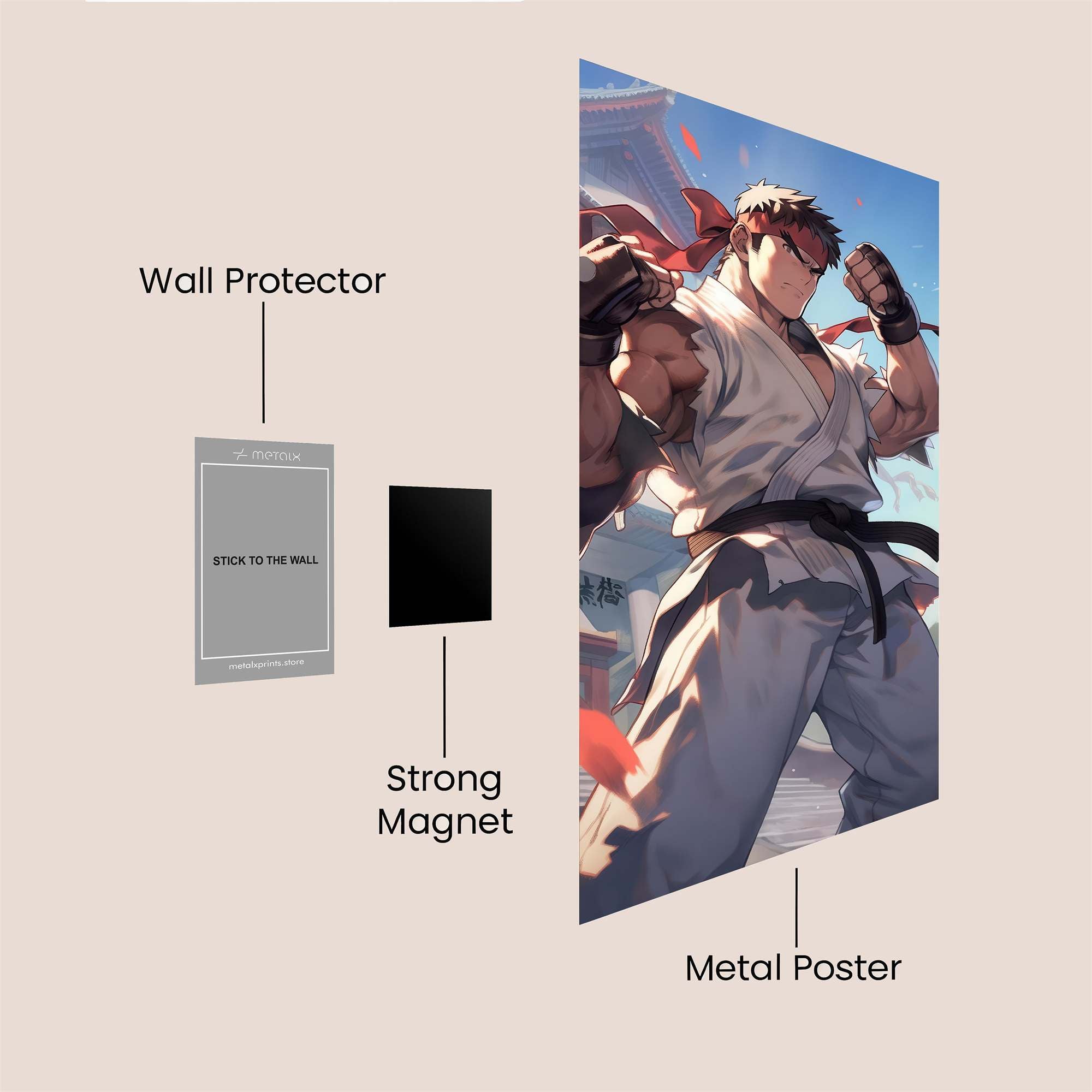 Ryu Resilience Safe Wall Magnetic / M