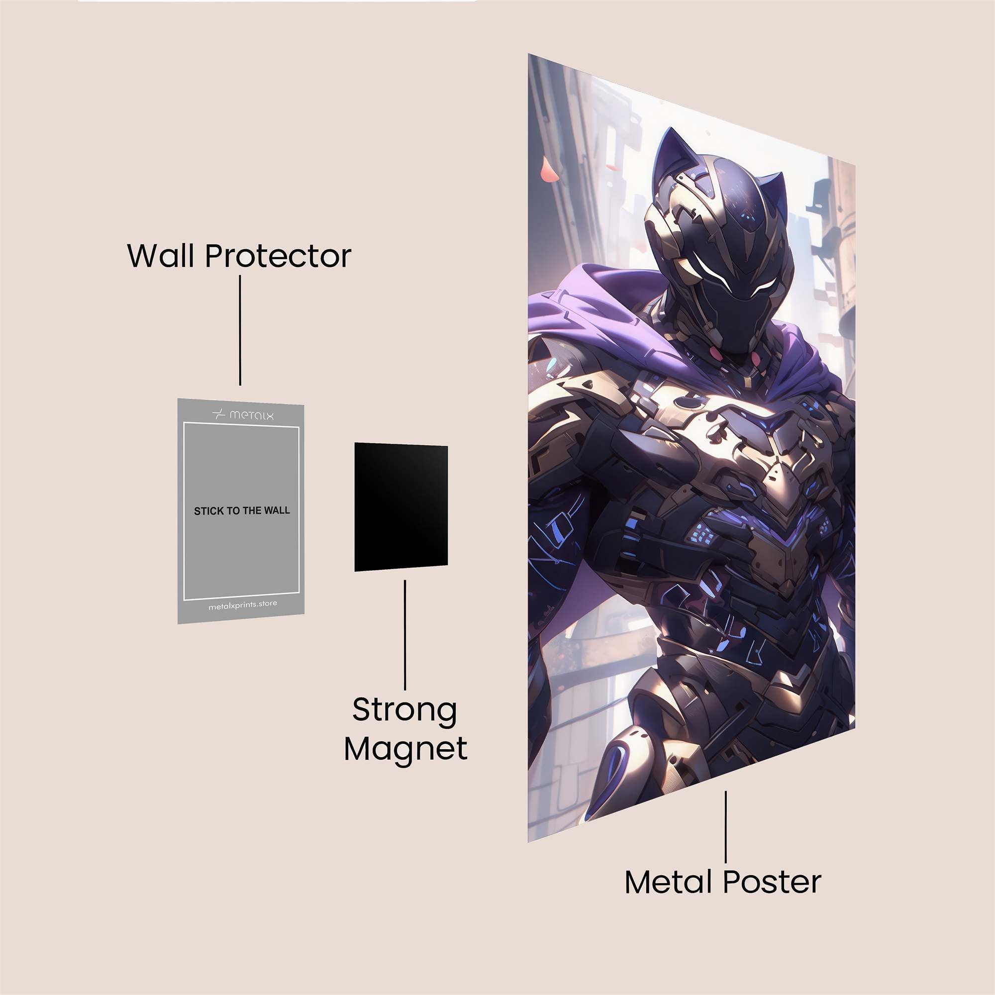 Panther Majesty Safe Wall Magnetic / M