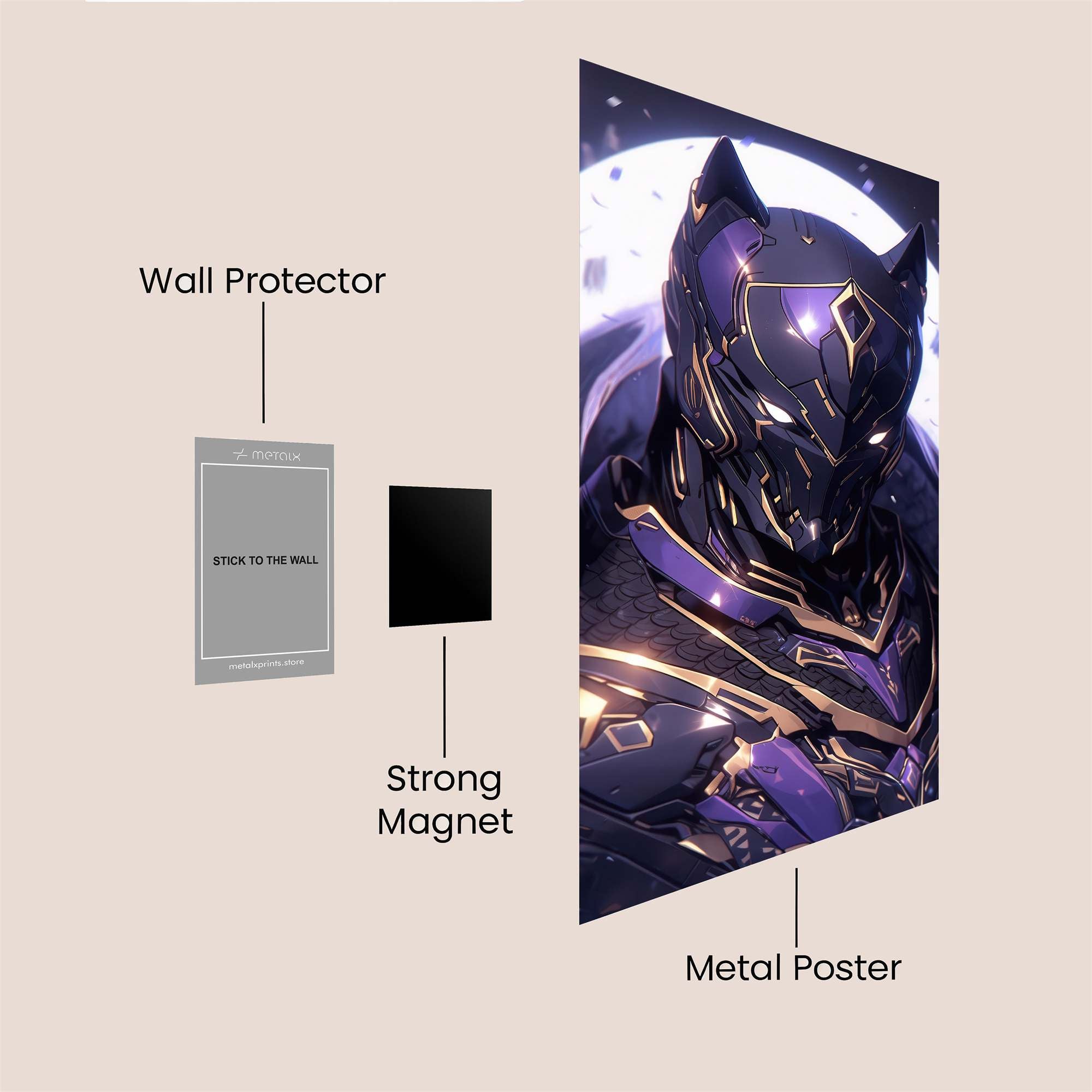 Panther Ascendant Safe Wall Magnetic / M
