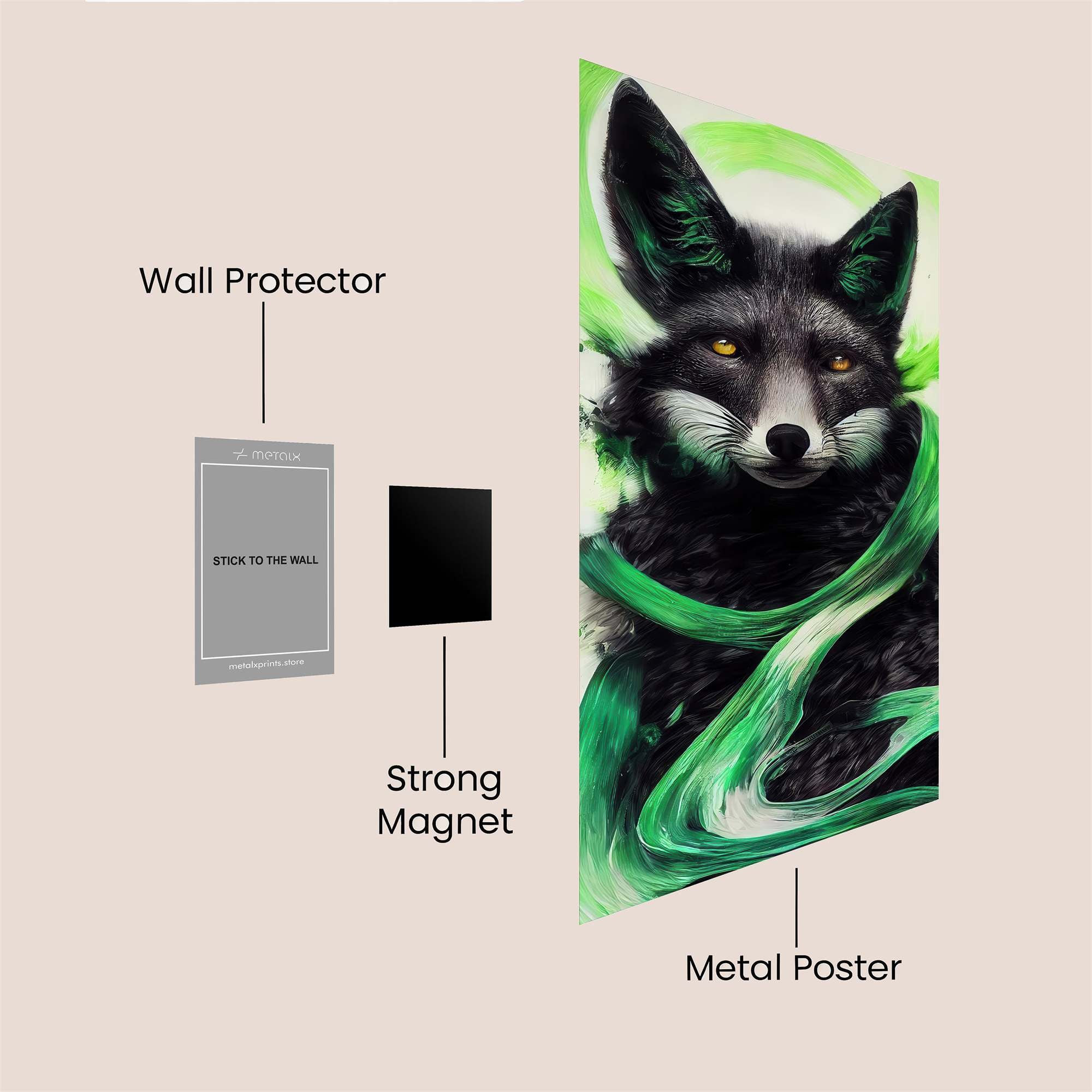 Fox Halo Safe Wall Magnetic / M