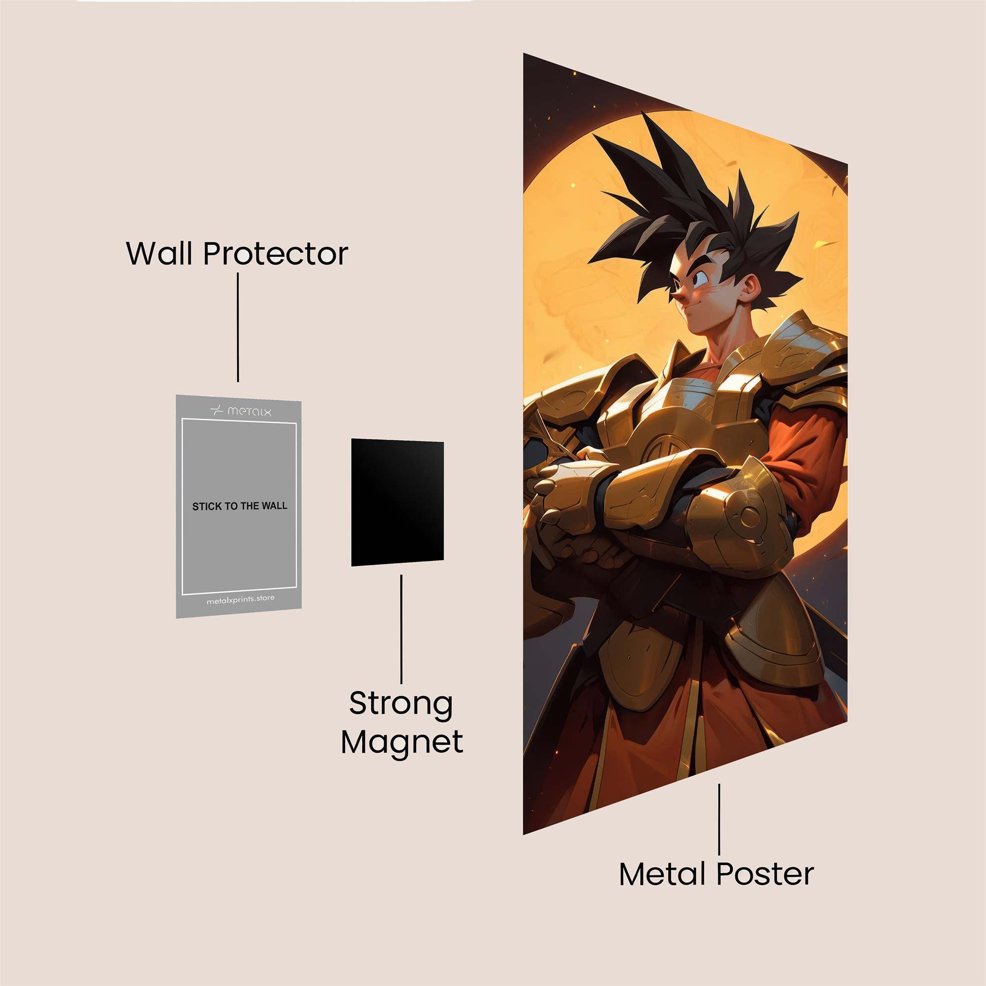 Samurai Valor Safe Wall Magnetic / M