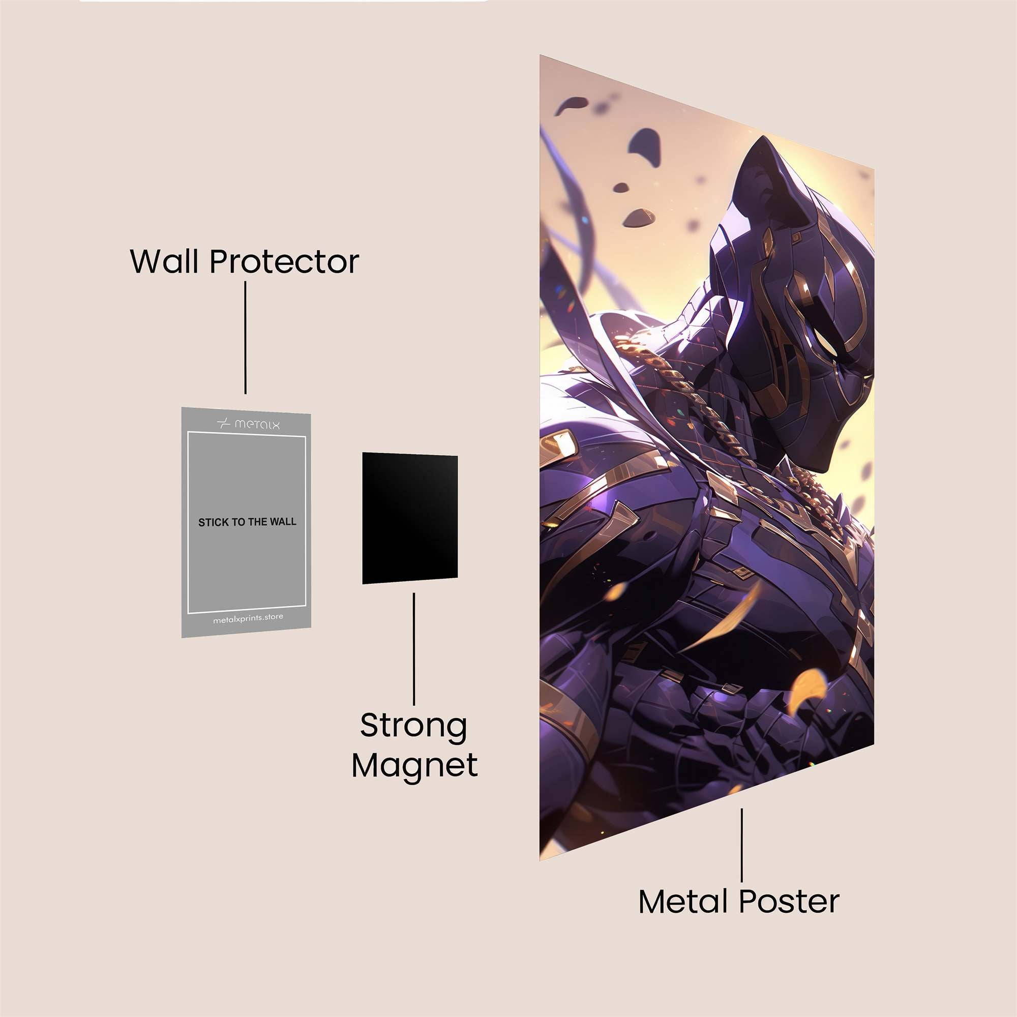 Panther Majesty Safe Wall Magnetic / M