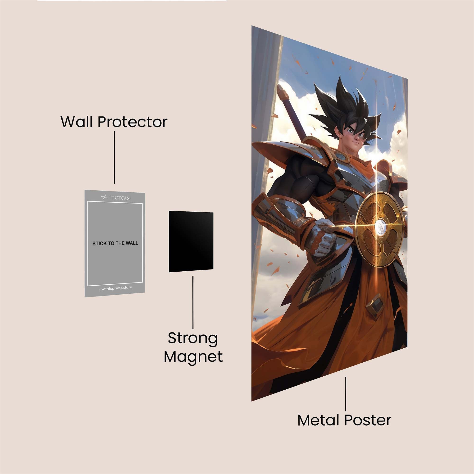 Goku Valor Safe Wall Magnetic / M