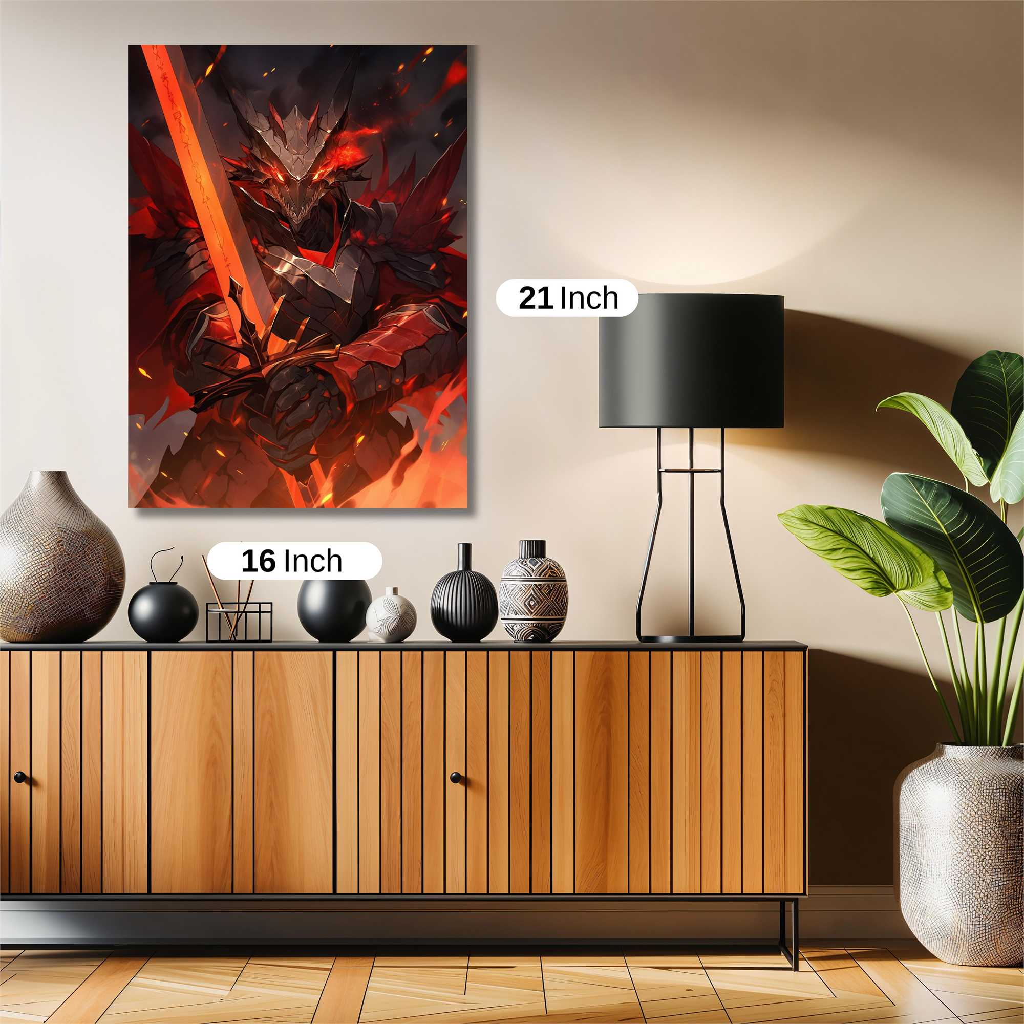 Infernal Knight Safe Wall Magnetic / M