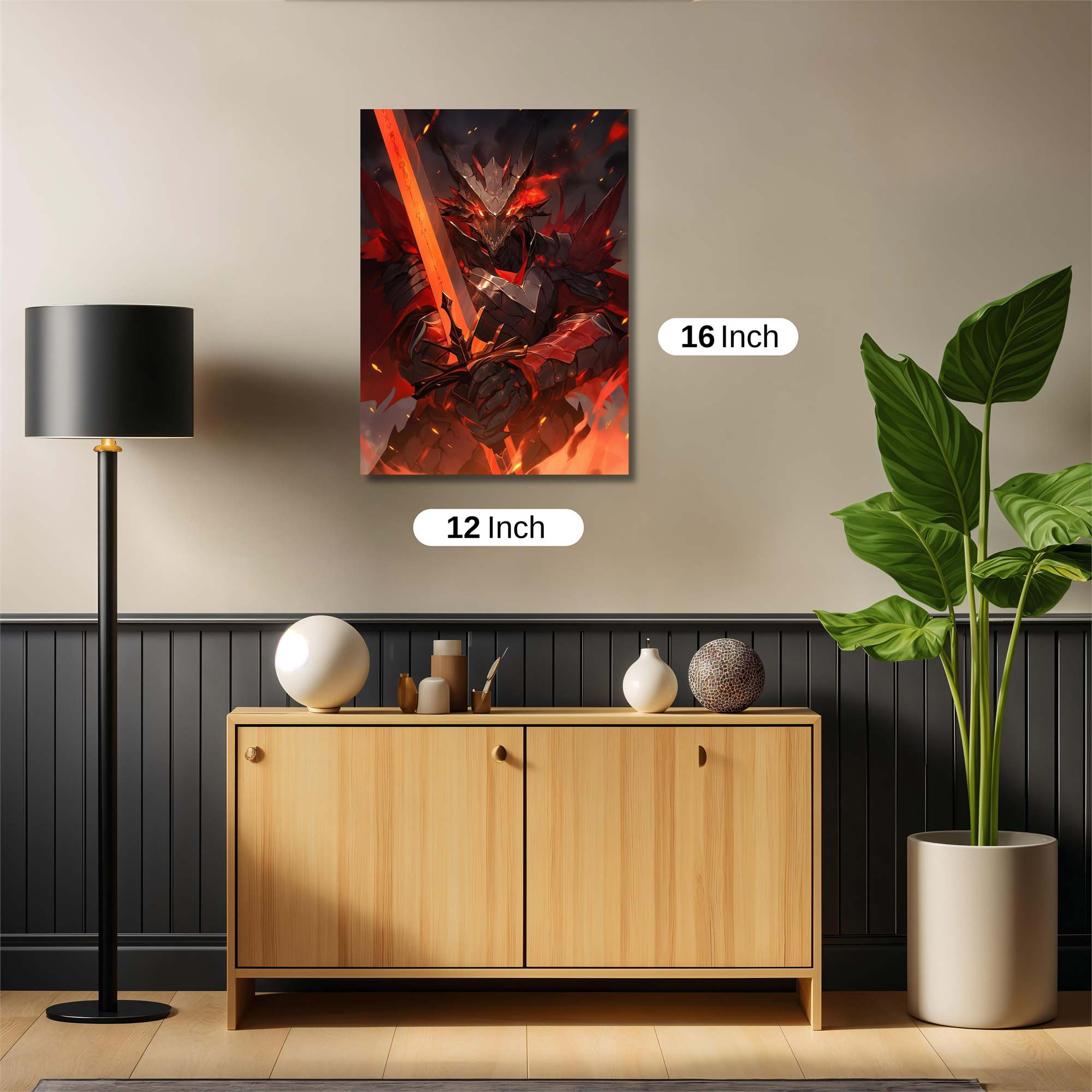 Infernal Knight Safe Wall Magnetic / M