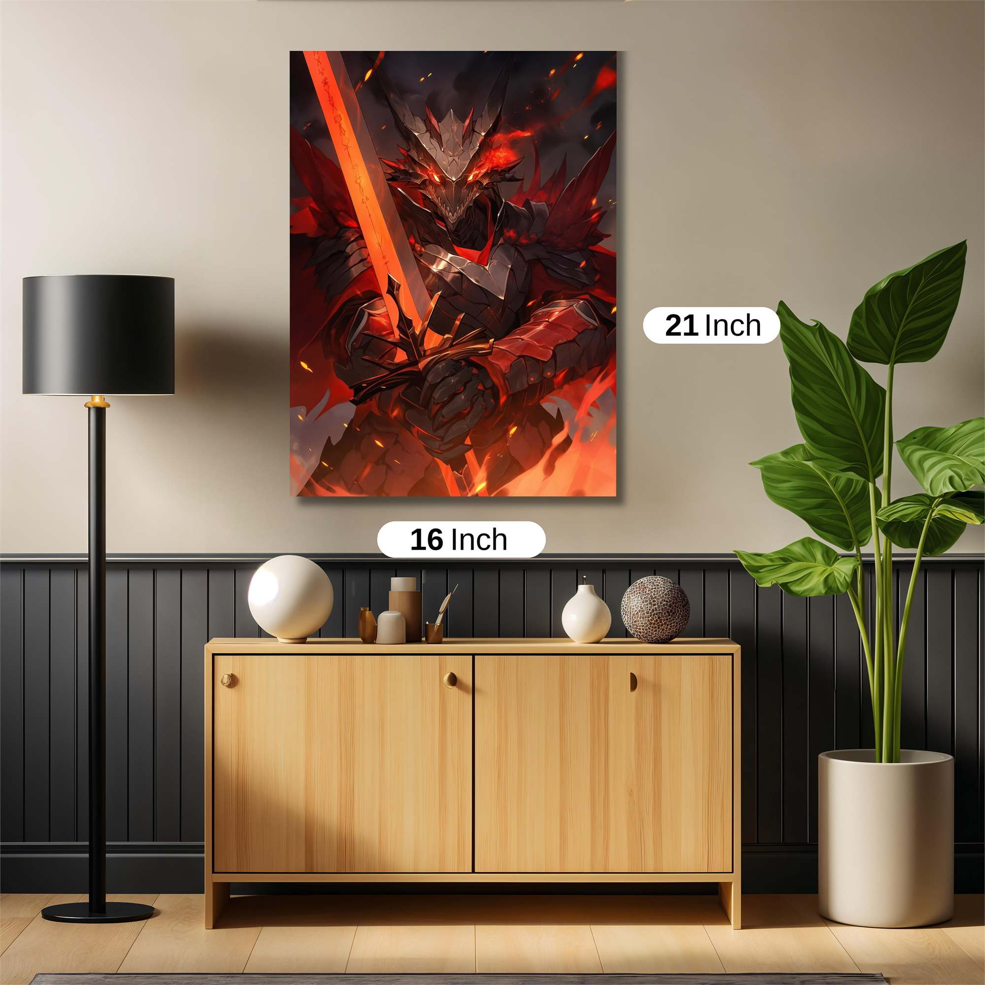 Infernal Knight Safe Wall Magnetic / M