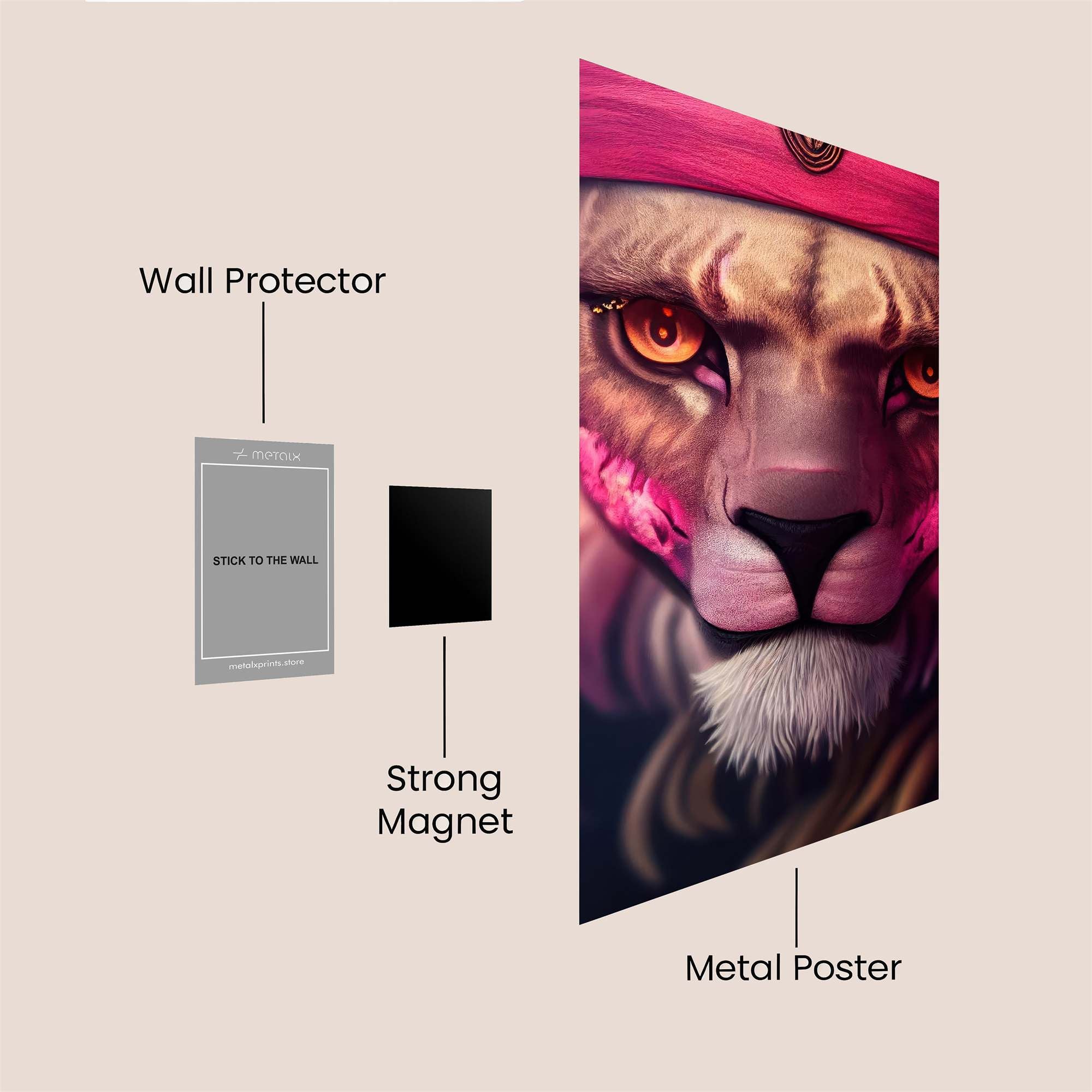 Majestic Hues Safe Wall Magnetic / M