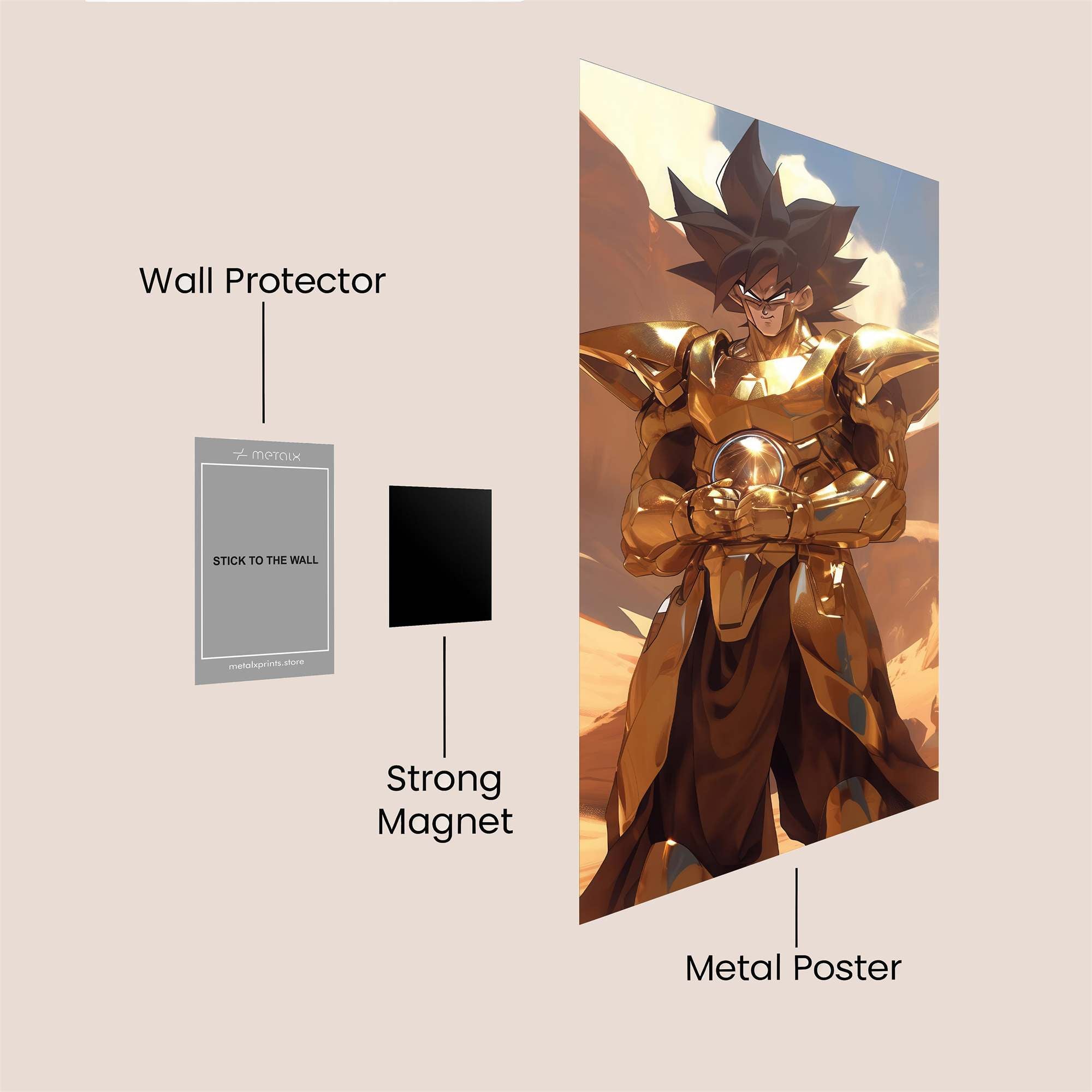 Saiyan Splendor Safe Wall Magnetic / M