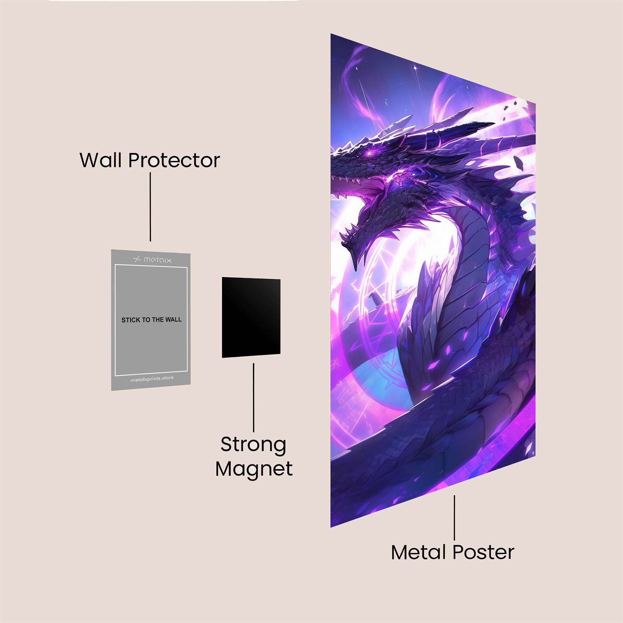 Dragon Majesty Safe Wall Magnetic / M