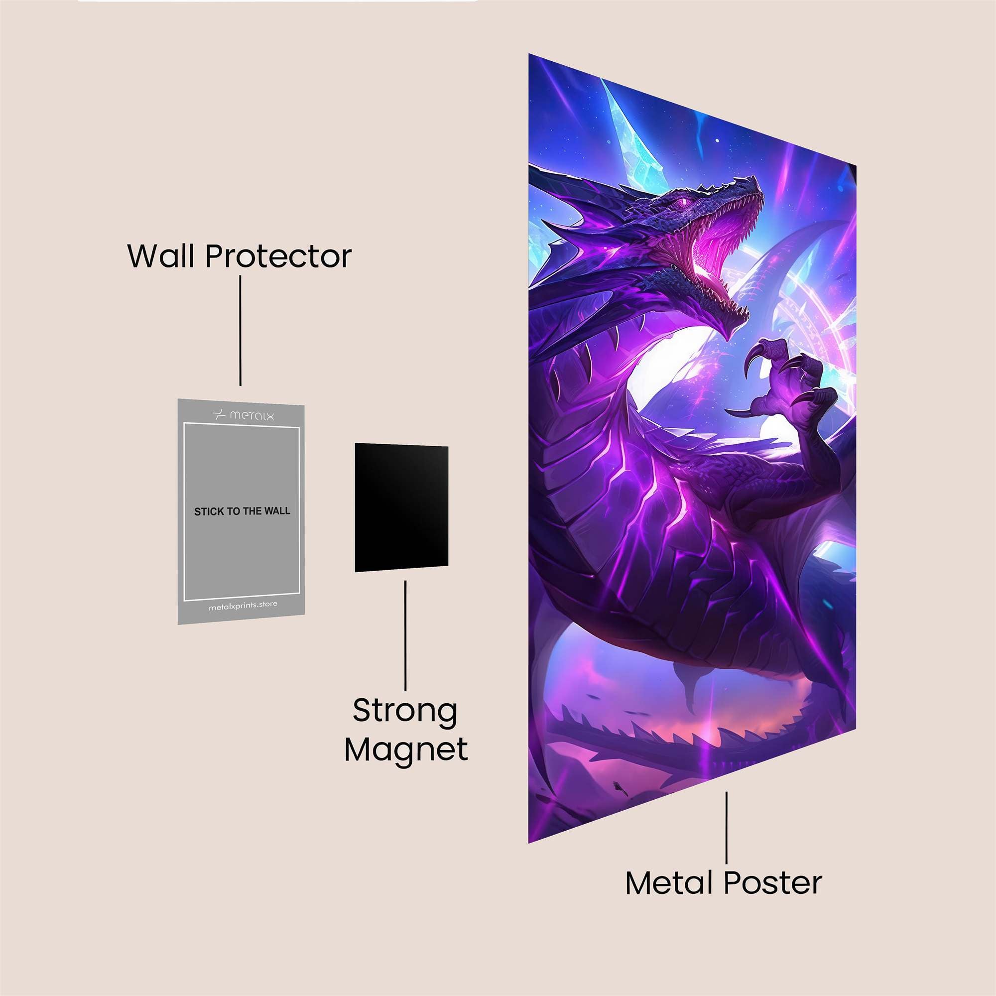 Dragon Radiance Safe Wall Magnetic / M
