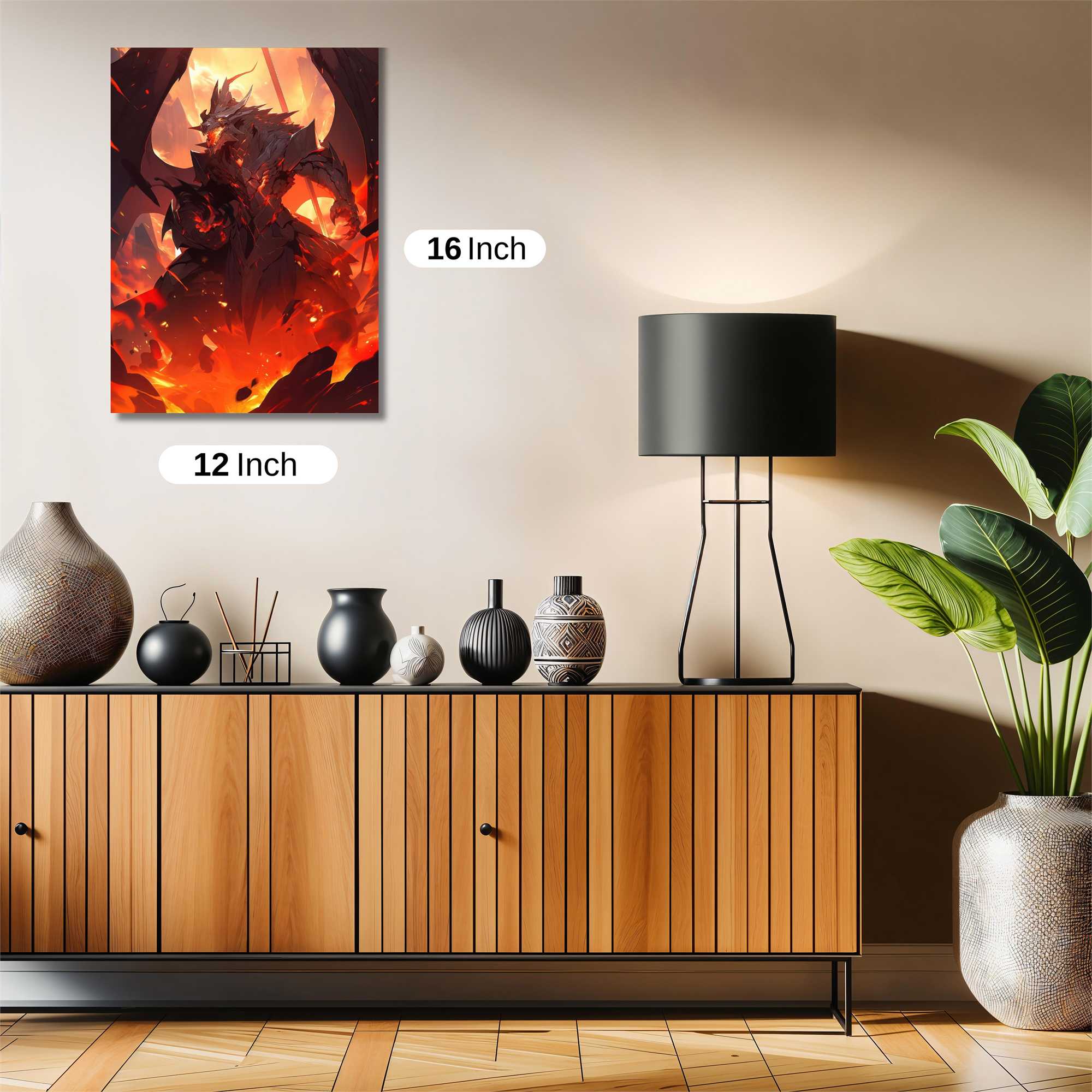 Inferno Majesty Safe Wall Magnetic / M