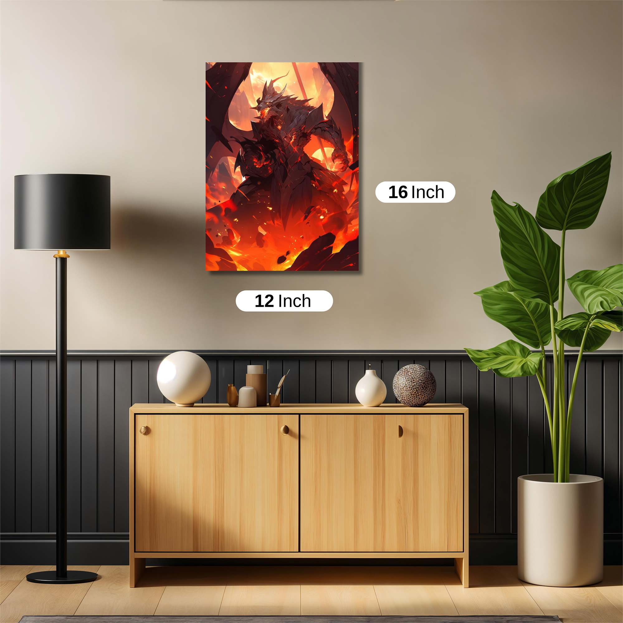 Inferno Majesty Safe Wall Magnetic / M