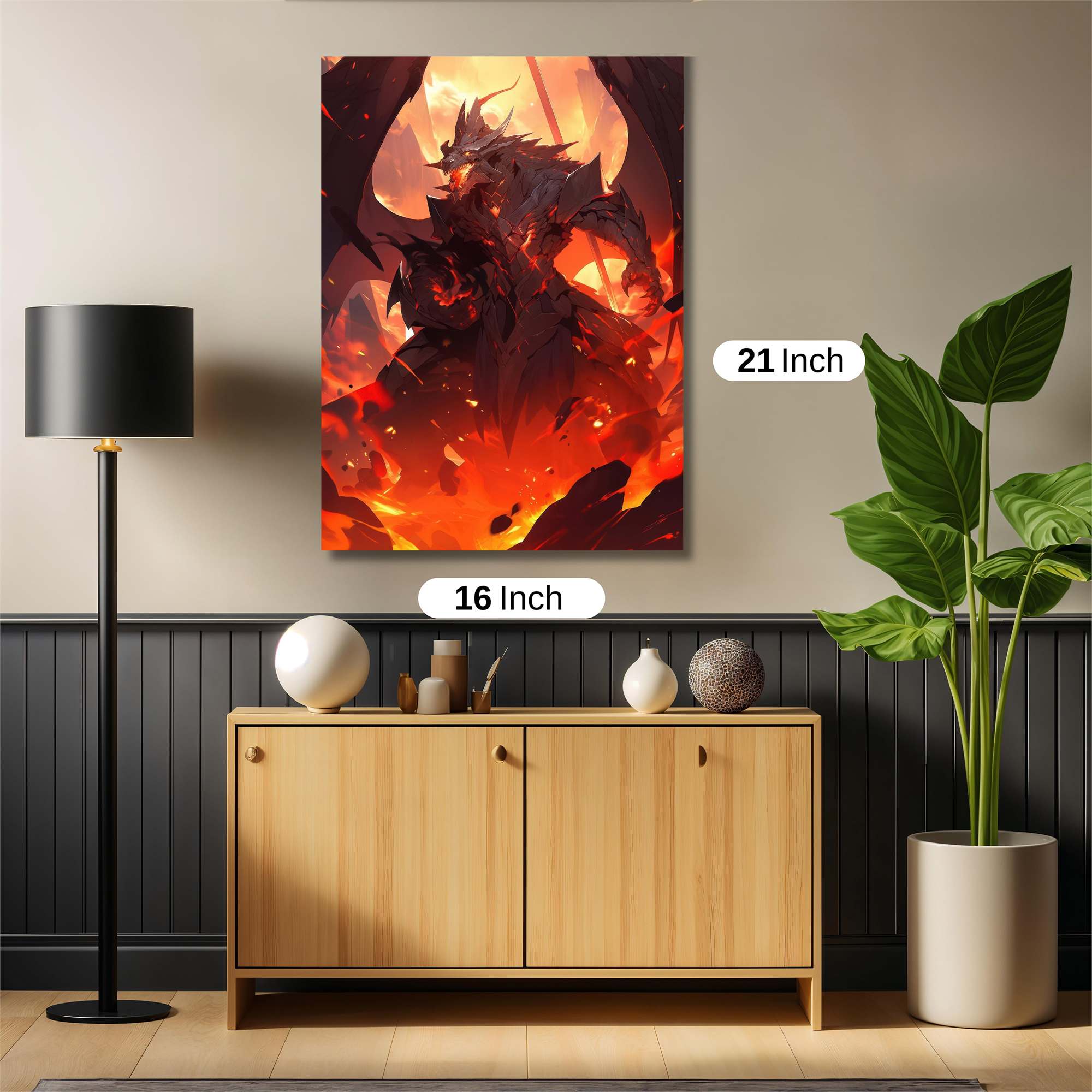 Inferno Majesty Safe Wall Magnetic / M