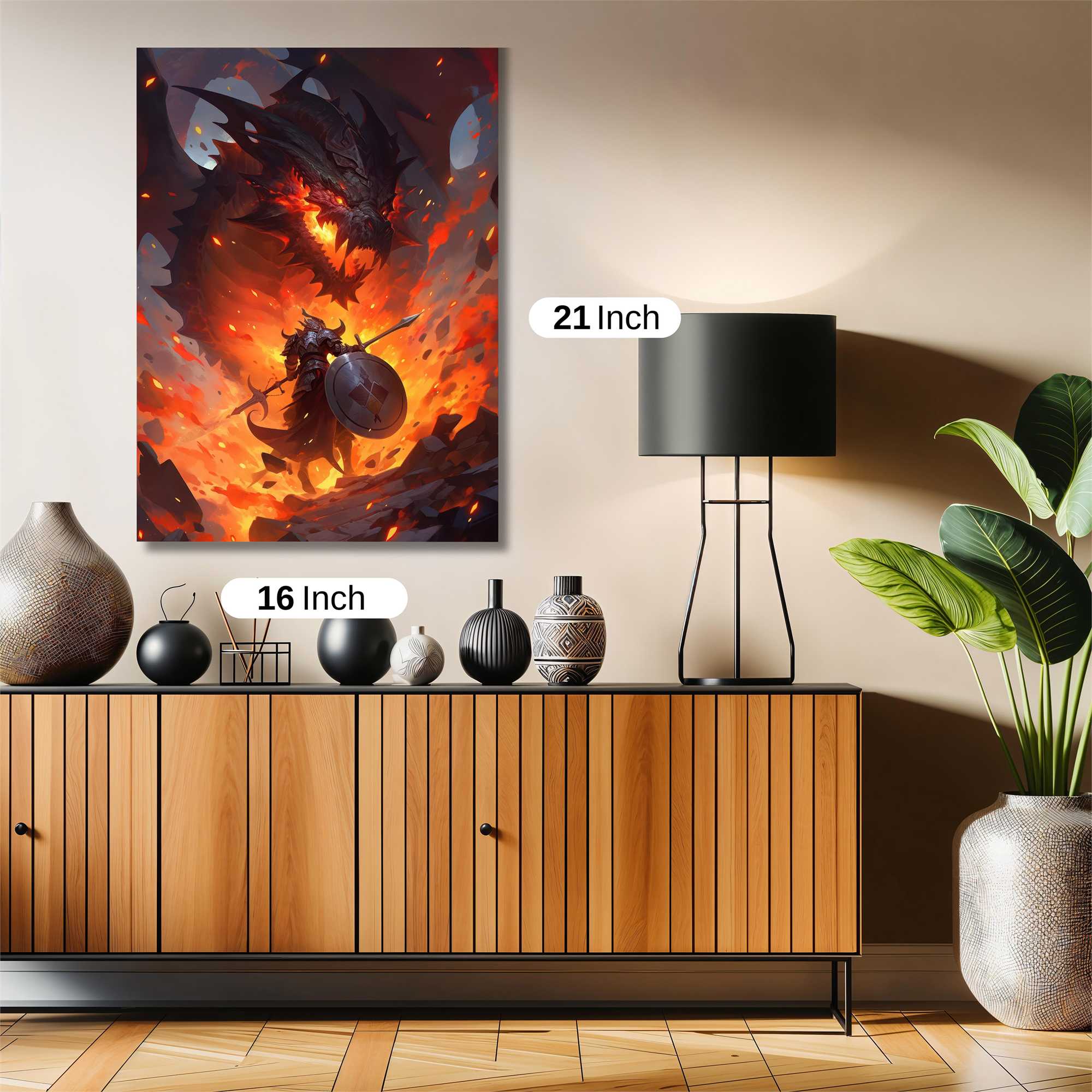 Dragon's Wrath Safe Wall Magnetic / M