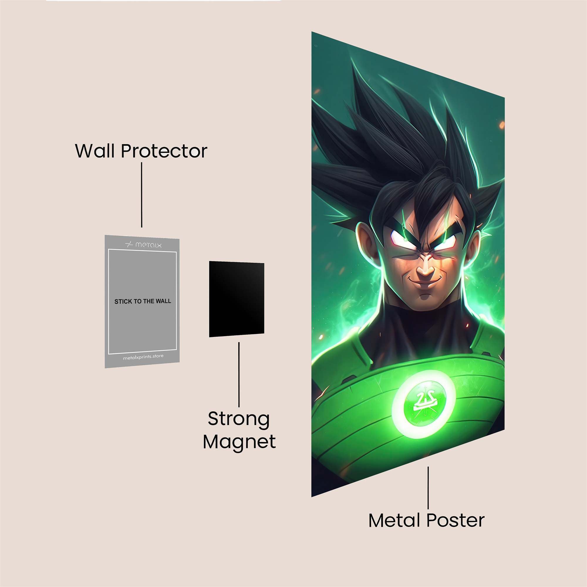 Powerful Radiance Safe Wall Magnetic / M