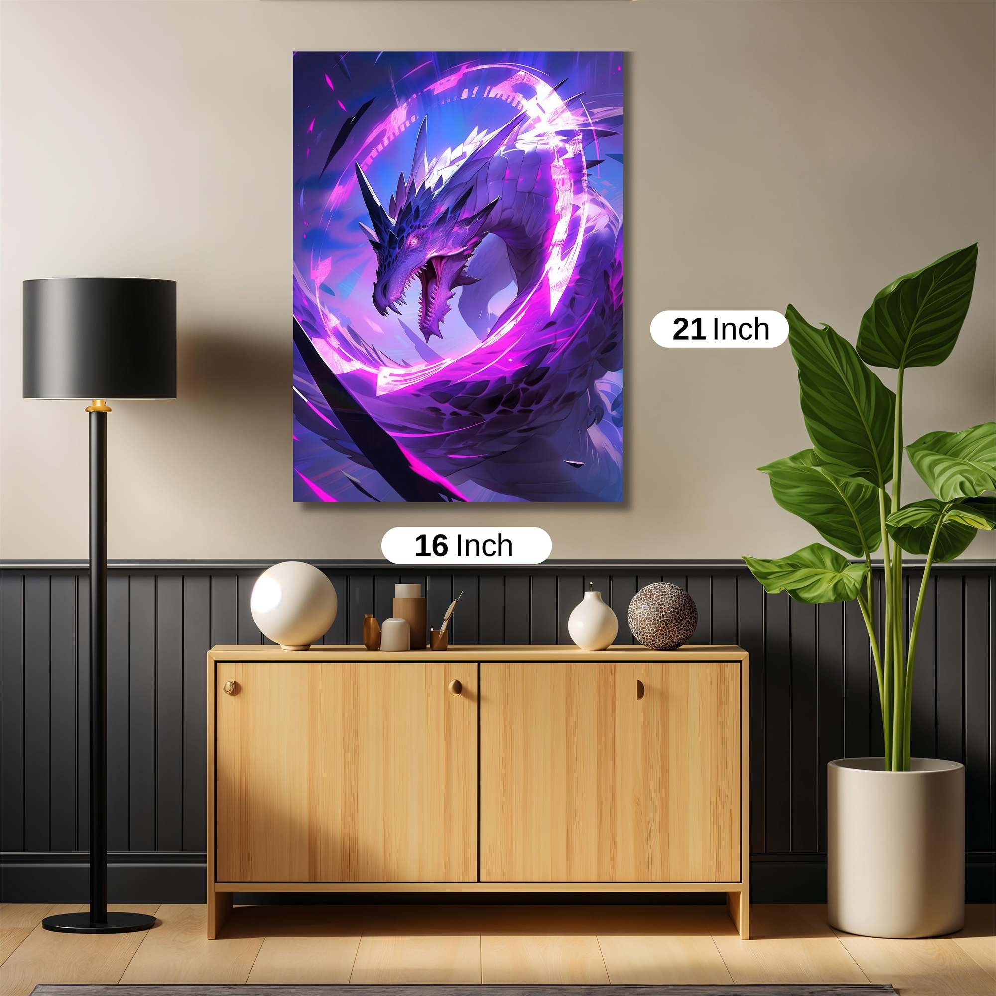 Draconic Vortex Safe Wall Magnetic / M