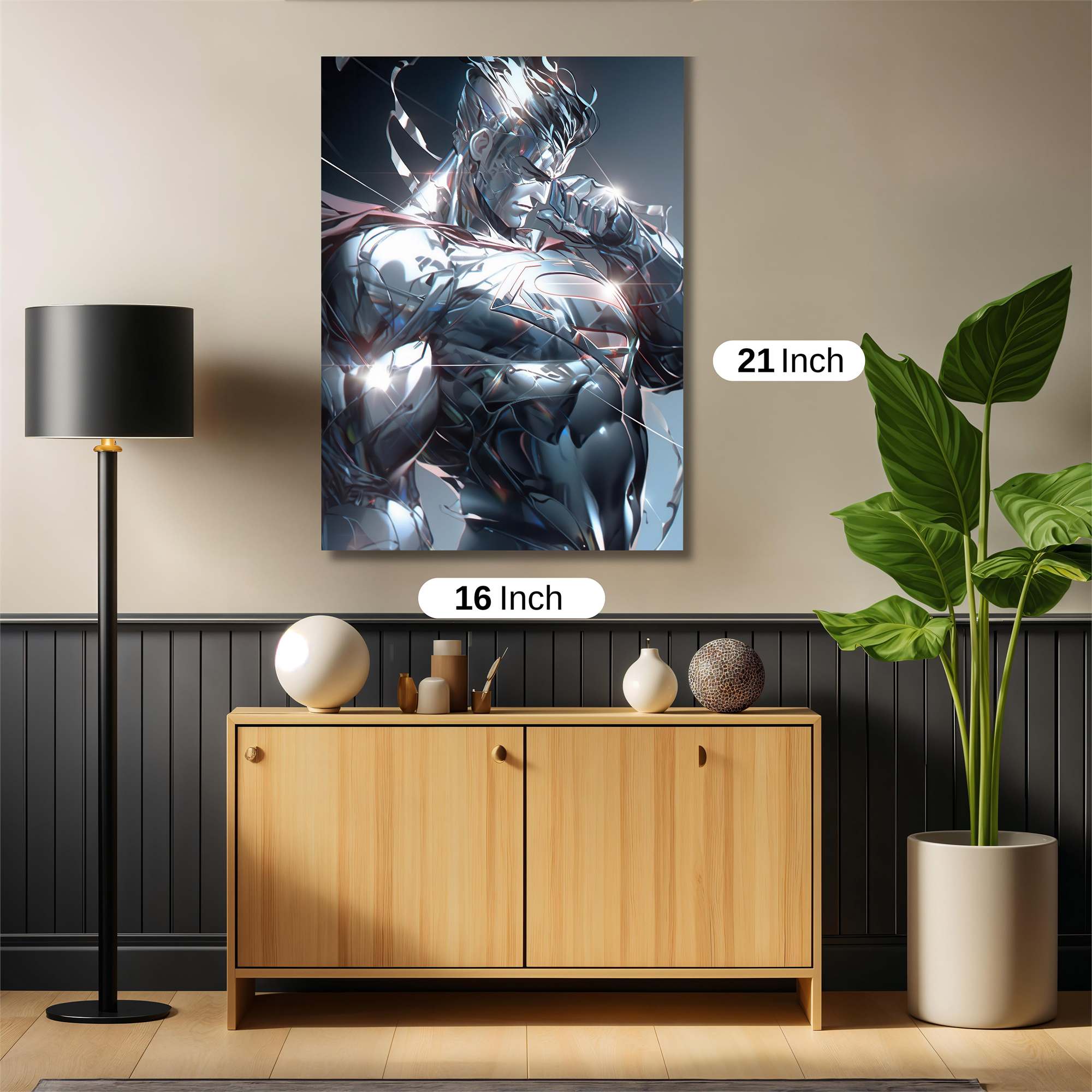 Superman Resplendent Safe Wall Magnetic / M