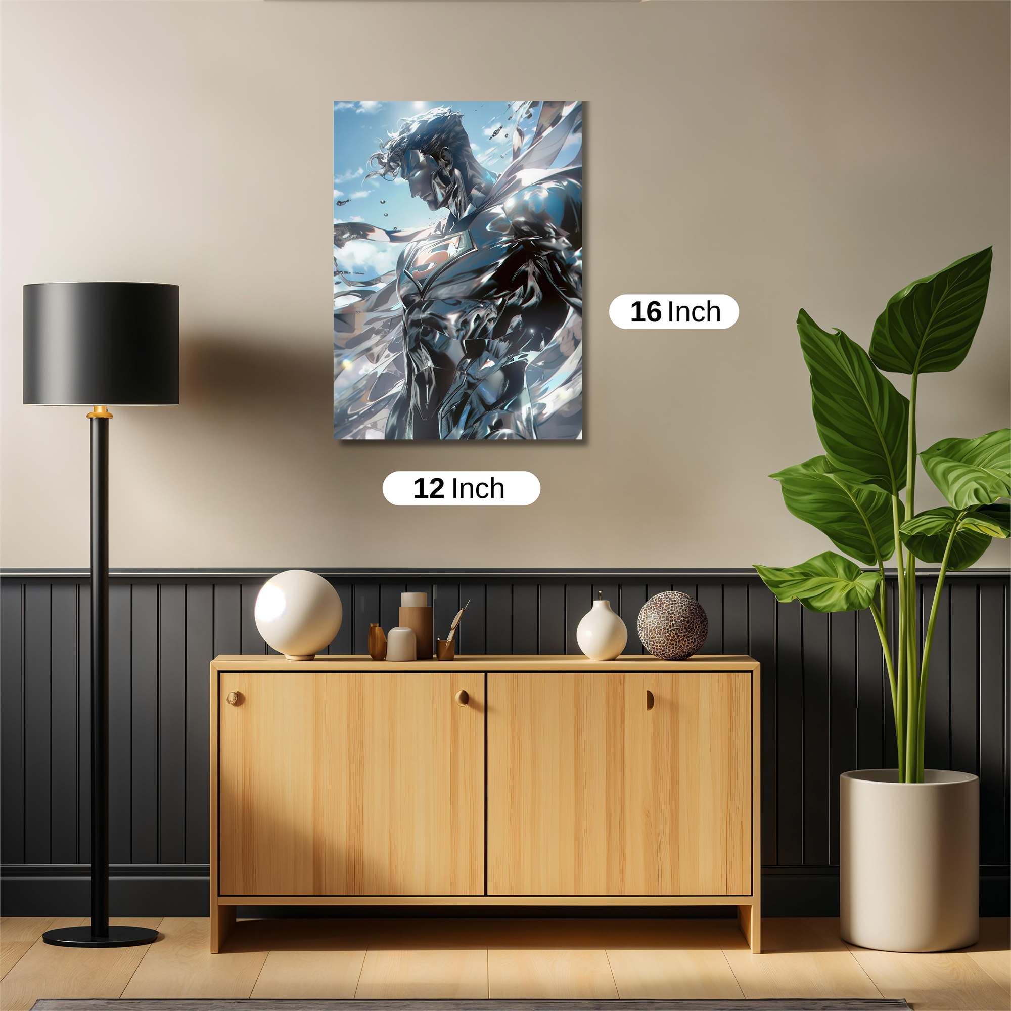 Superman Resplendent Safe Wall Magnetic / M