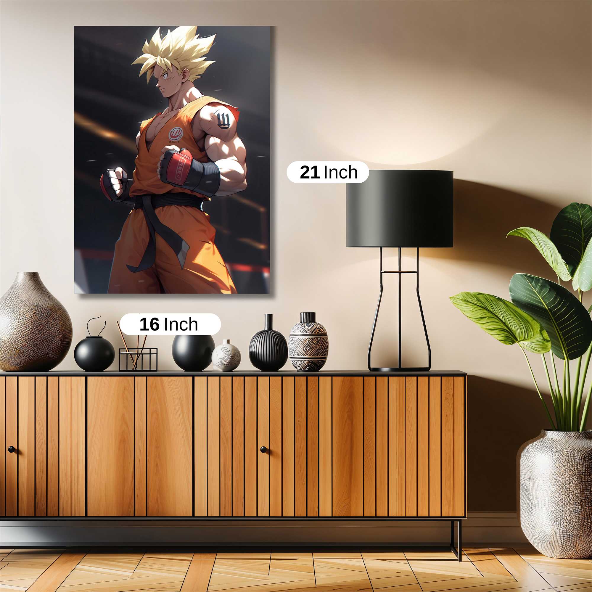 Saiyan Resolve Safe Wall Magnetic / M