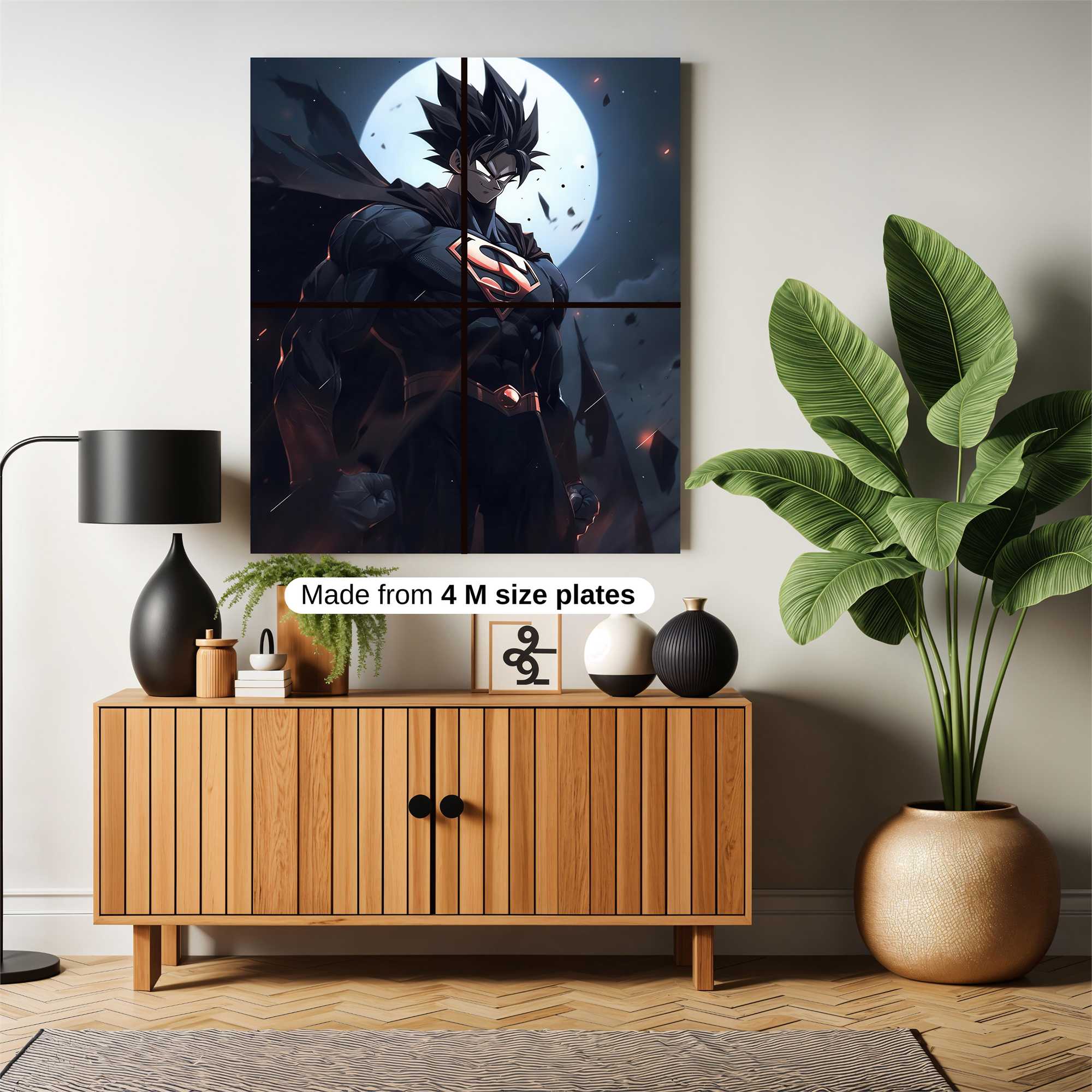 Dark Superman Safe Wall Magnetic / M