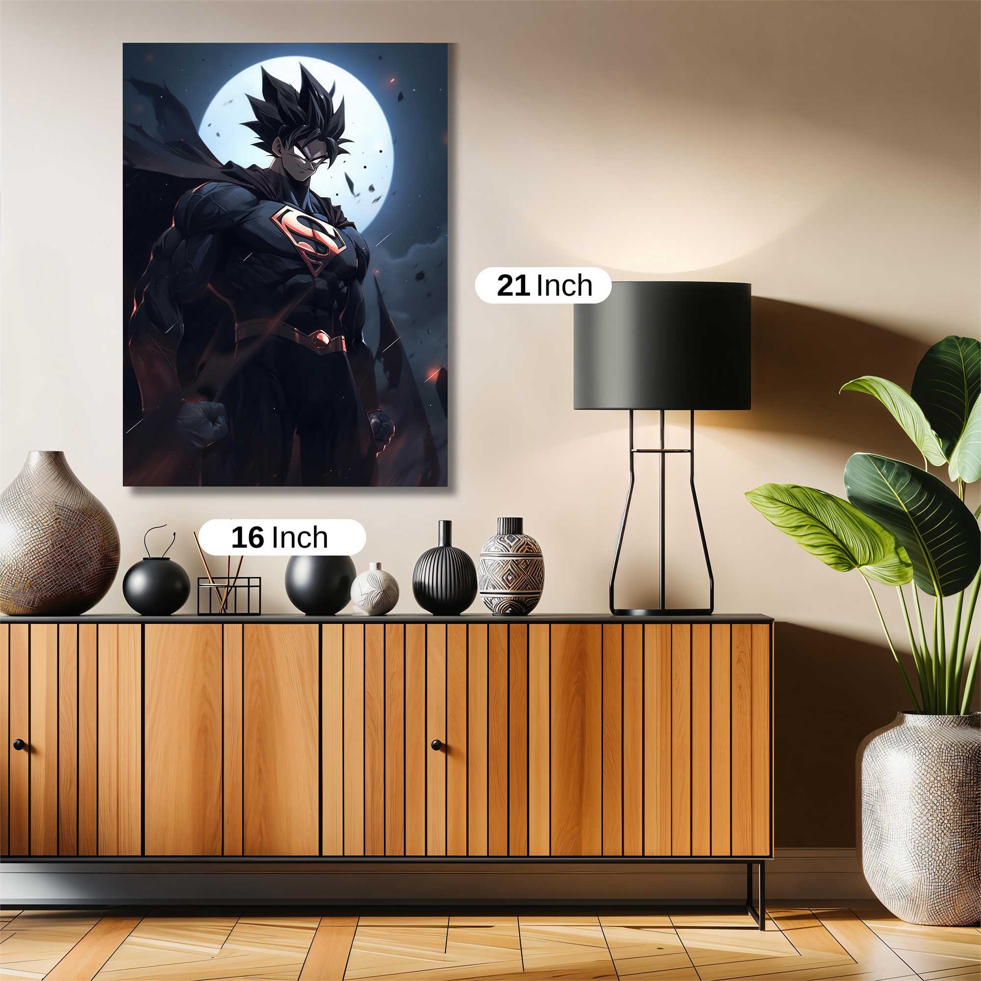 Dark Superman Safe Wall Magnetic / M