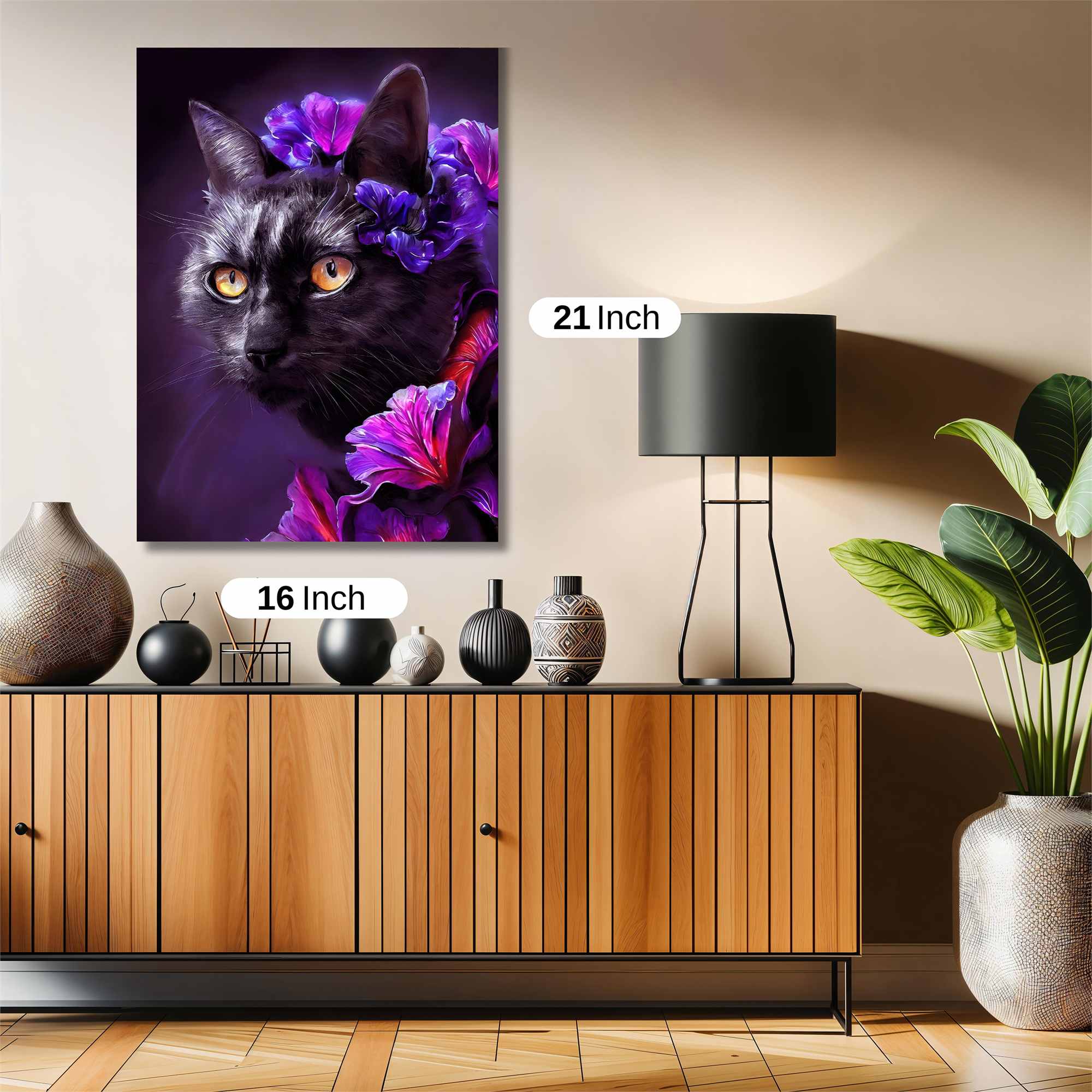 Mystic Feline Safe Wall Magnetic / M