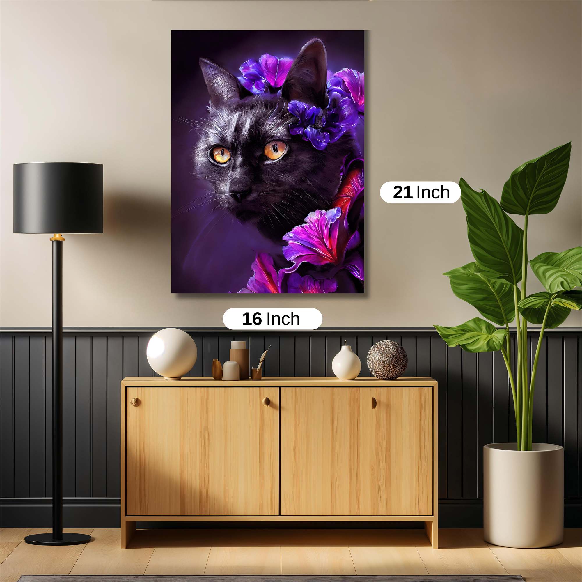Mystic Feline Safe Wall Magnetic / M