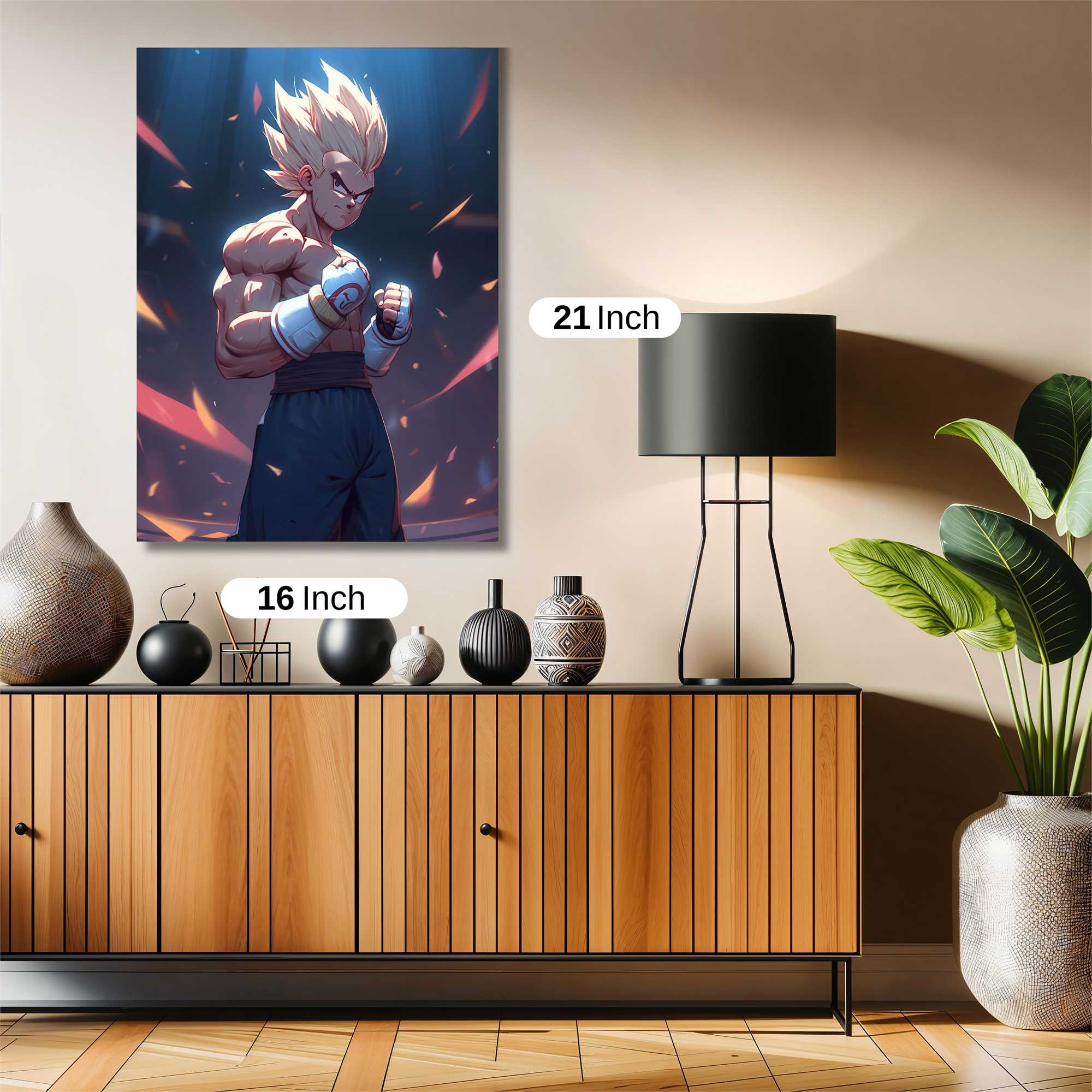 Saiyan Firestorm Safe Wall Magnetic / M
