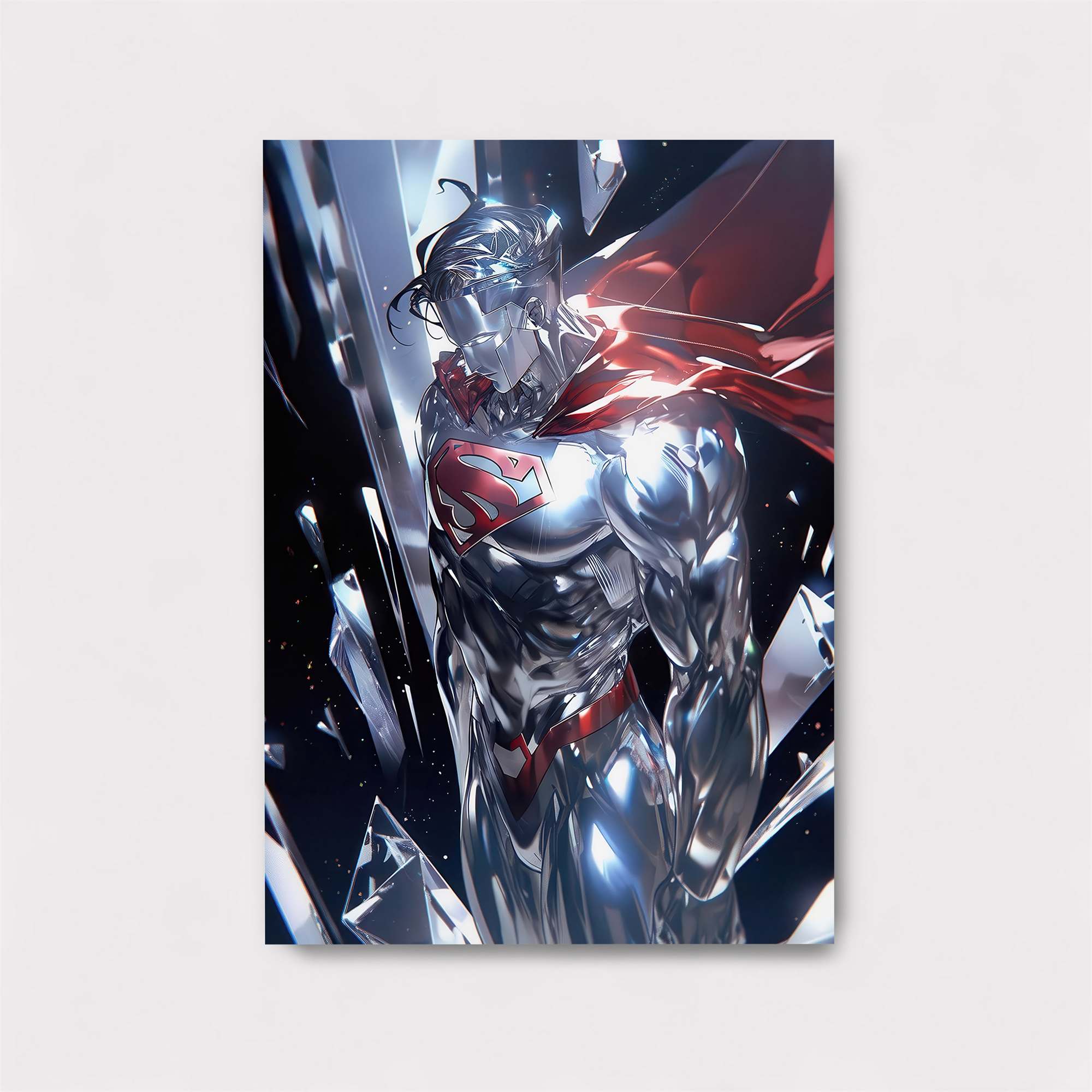 Superman Shimmer Safe Wall Magnetic / M