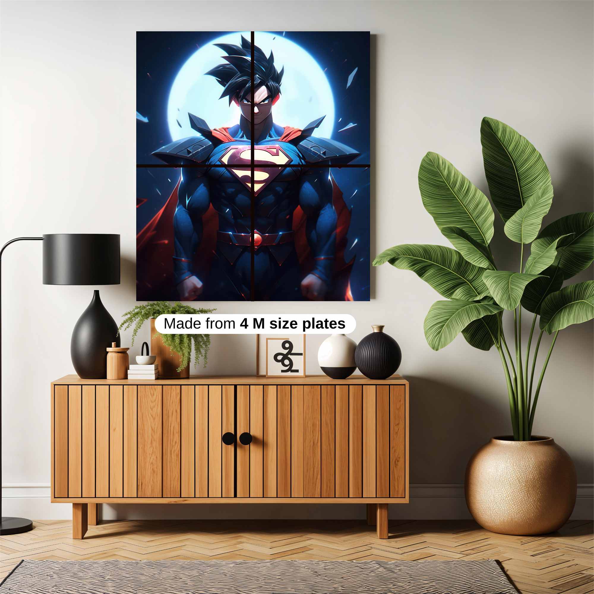 Superman Eclipse Safe Wall Magnetic / M