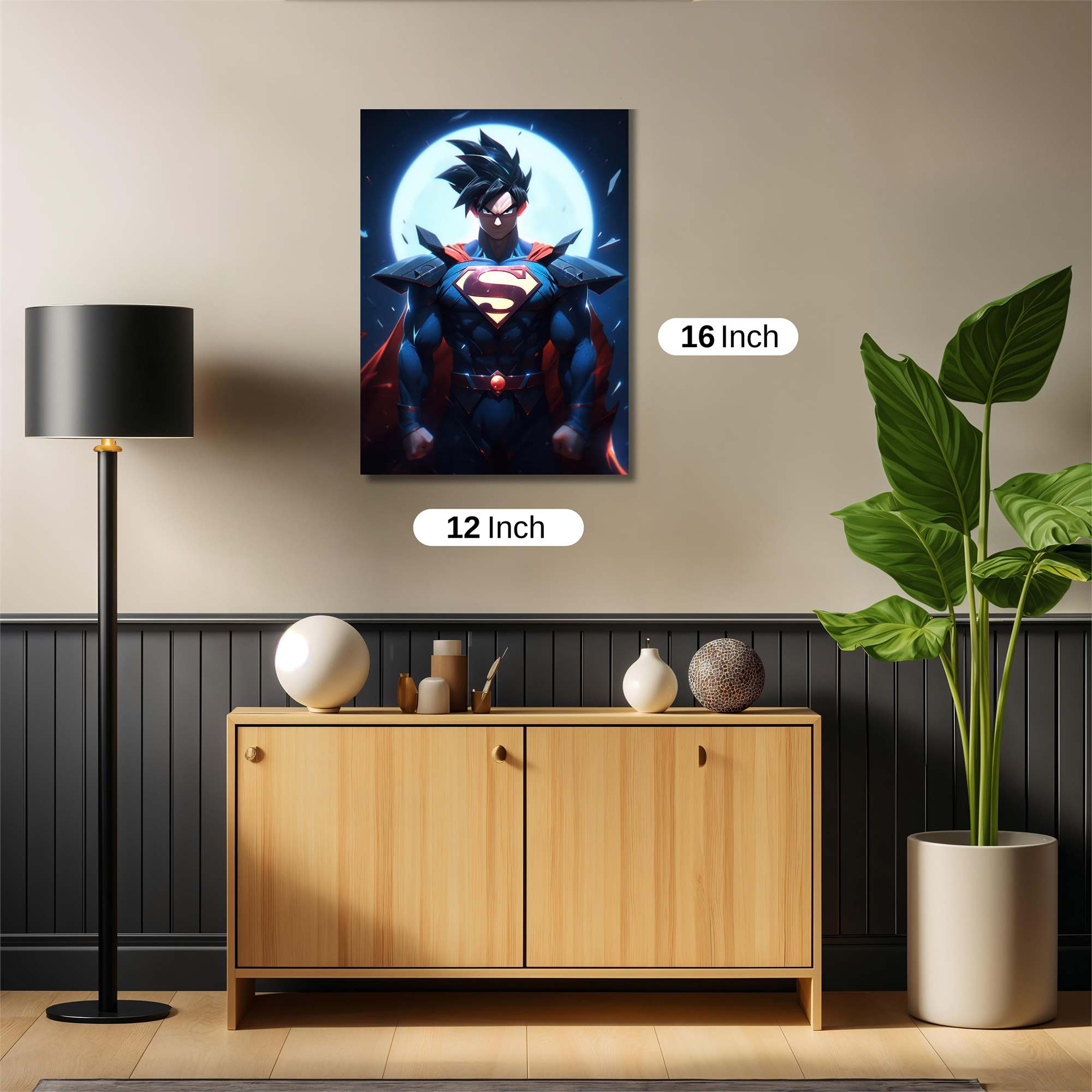 Superman Eclipse Safe Wall Magnetic / M