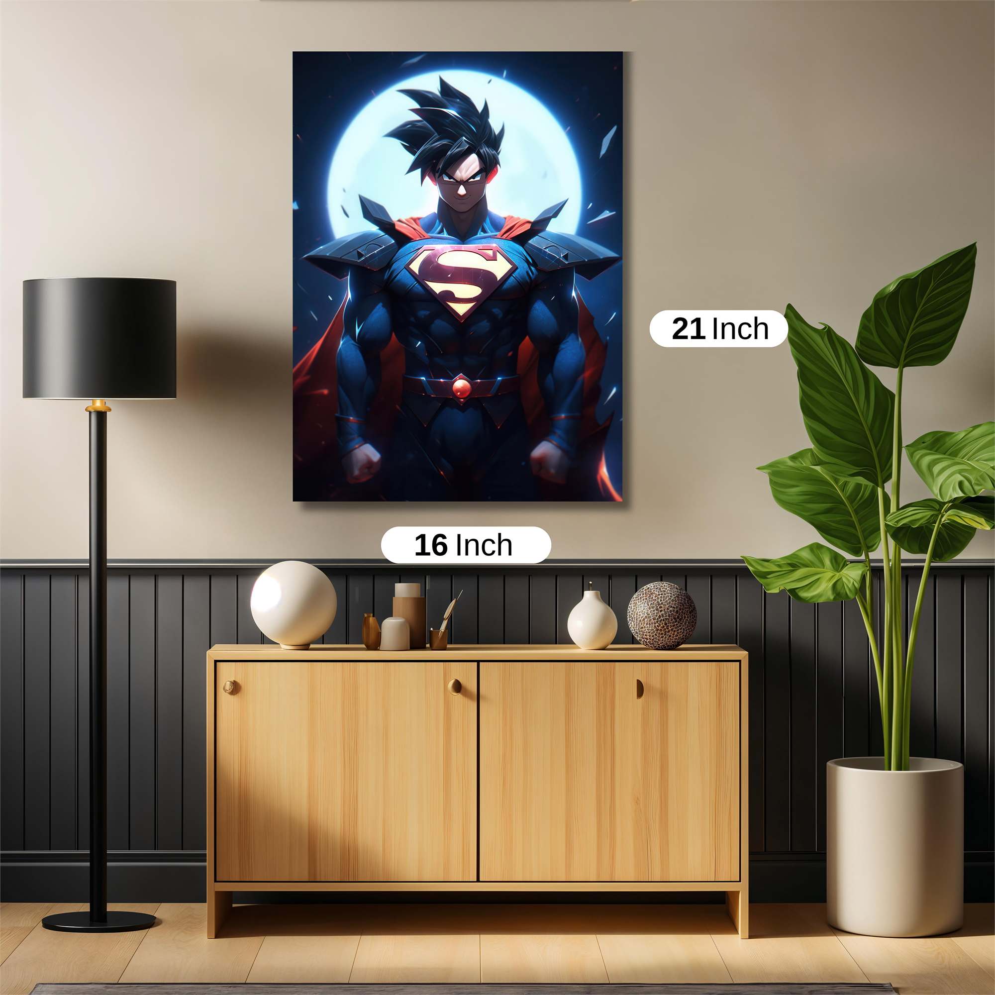 Superman Eclipse Safe Wall Magnetic / M