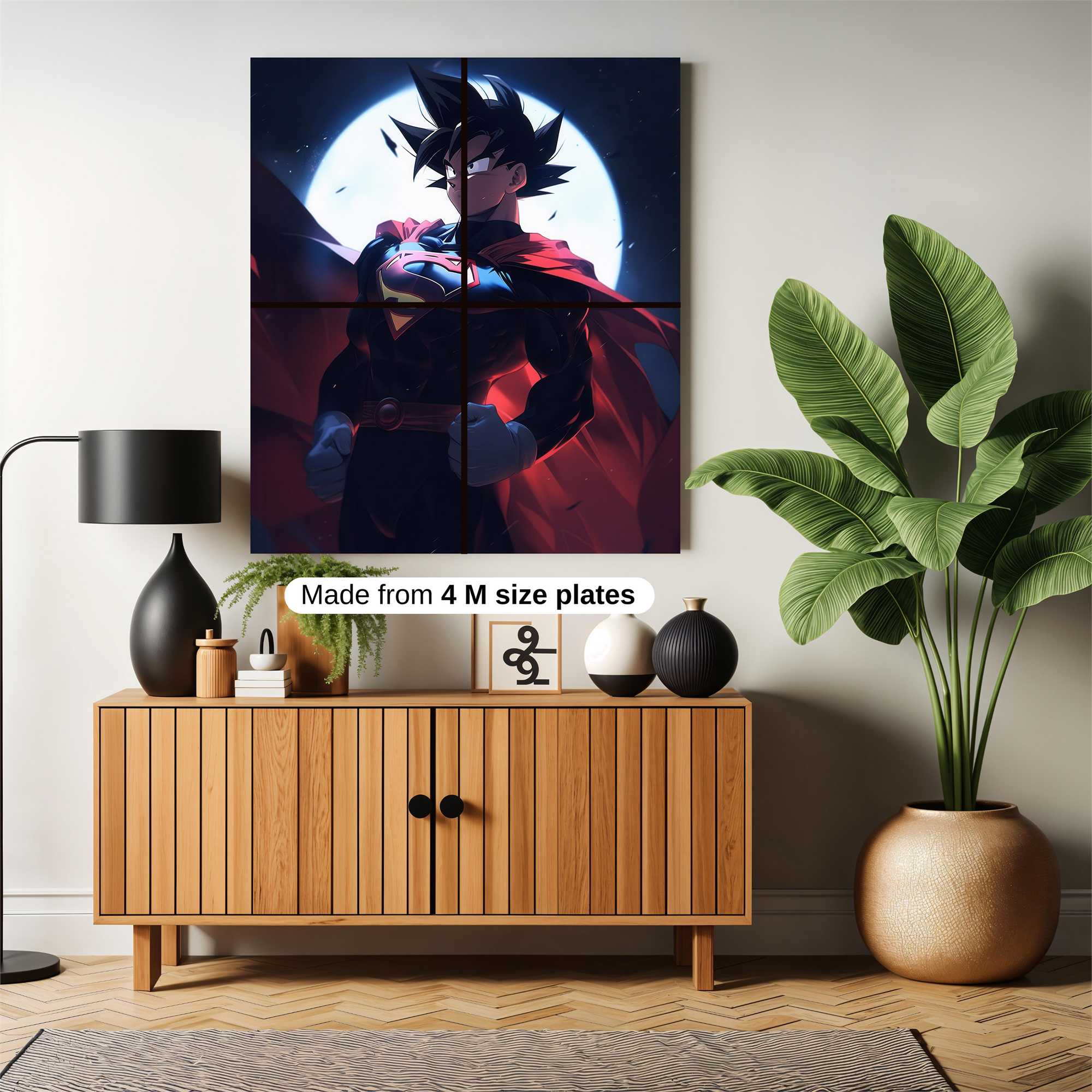 Saiyan Supercharge Safe Wall Magnetic / M