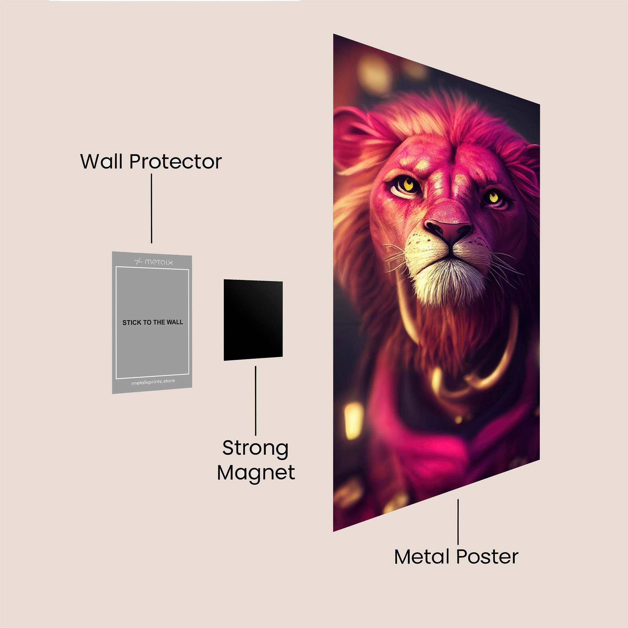 Majestic Vividness Safe Wall Magnetic / M