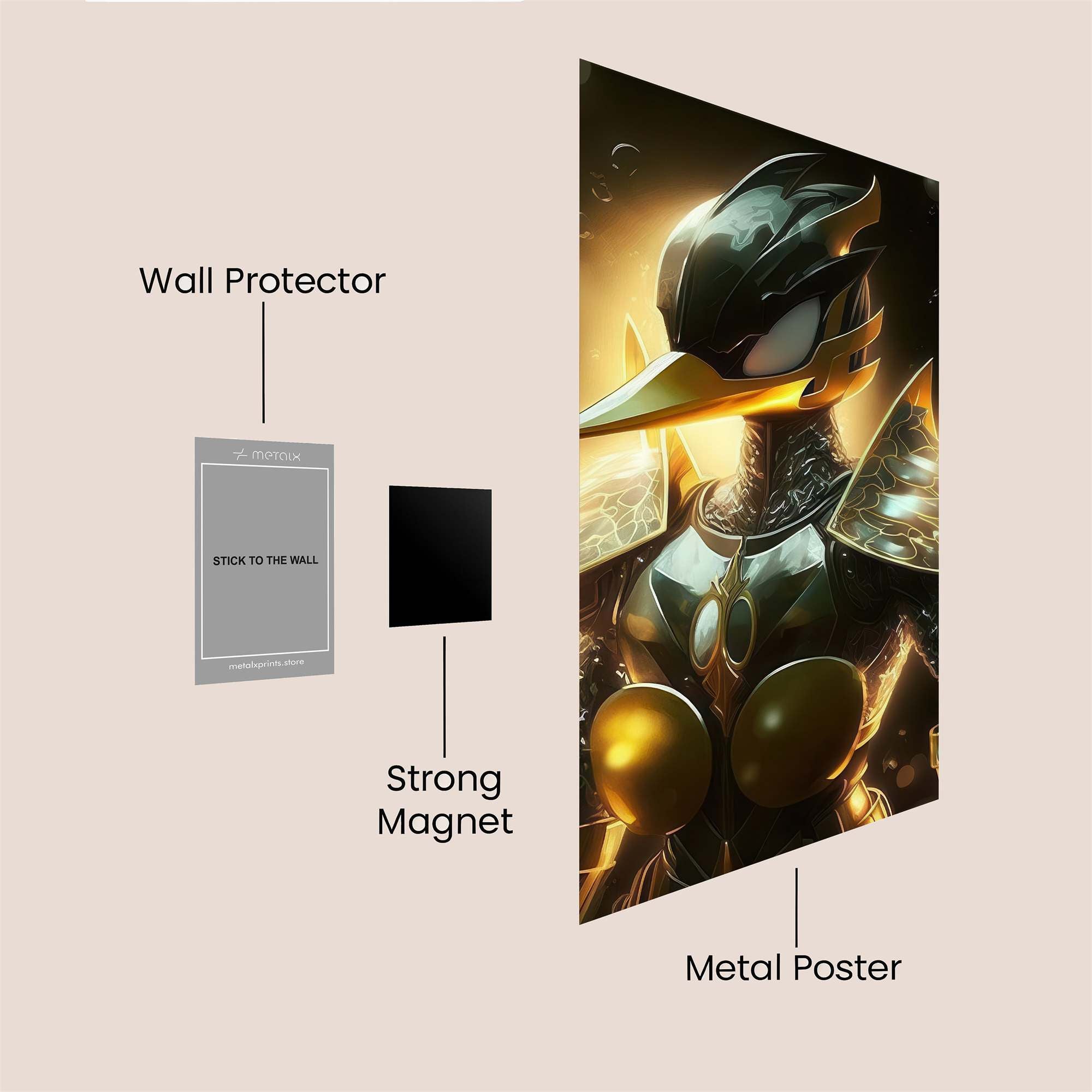 Avian Luminescence Safe Wall Magnetic / M