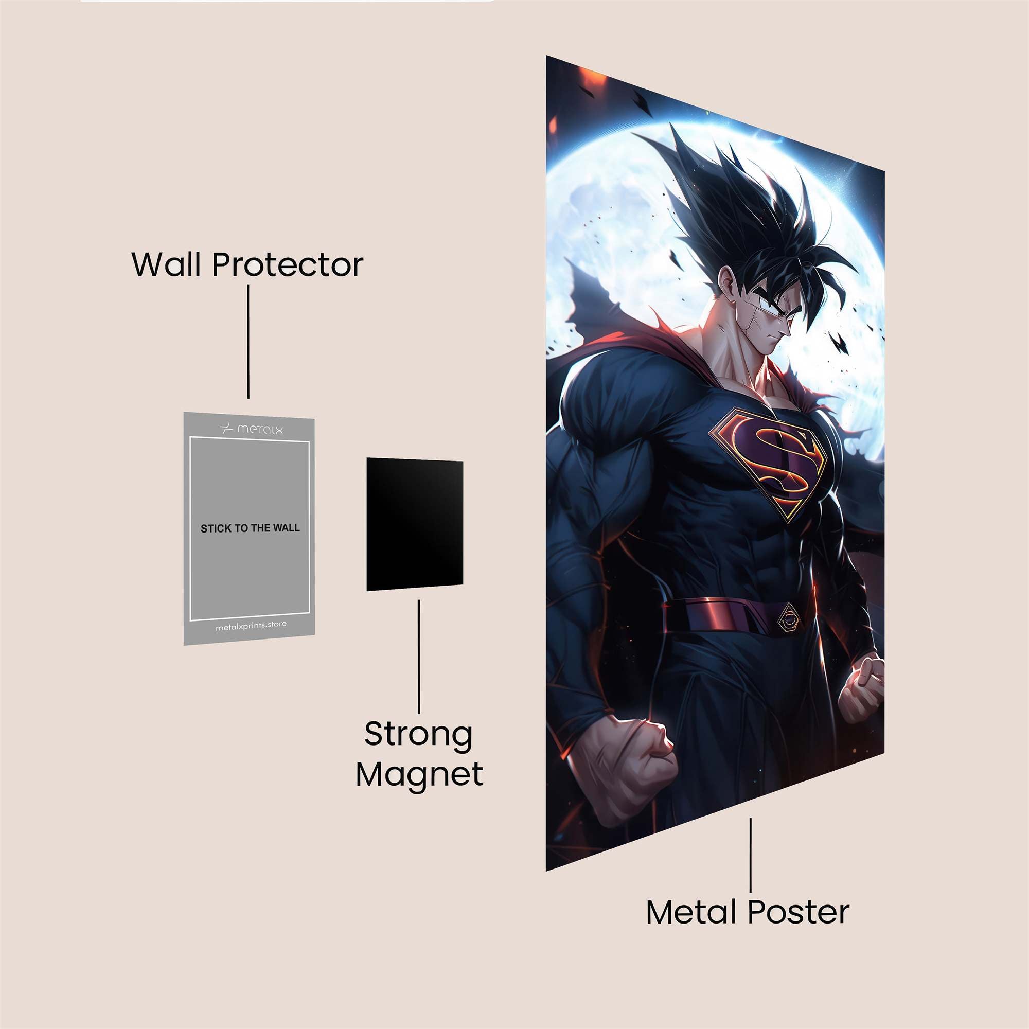 Supermoon Resolve Safe Wall Magnetic / M