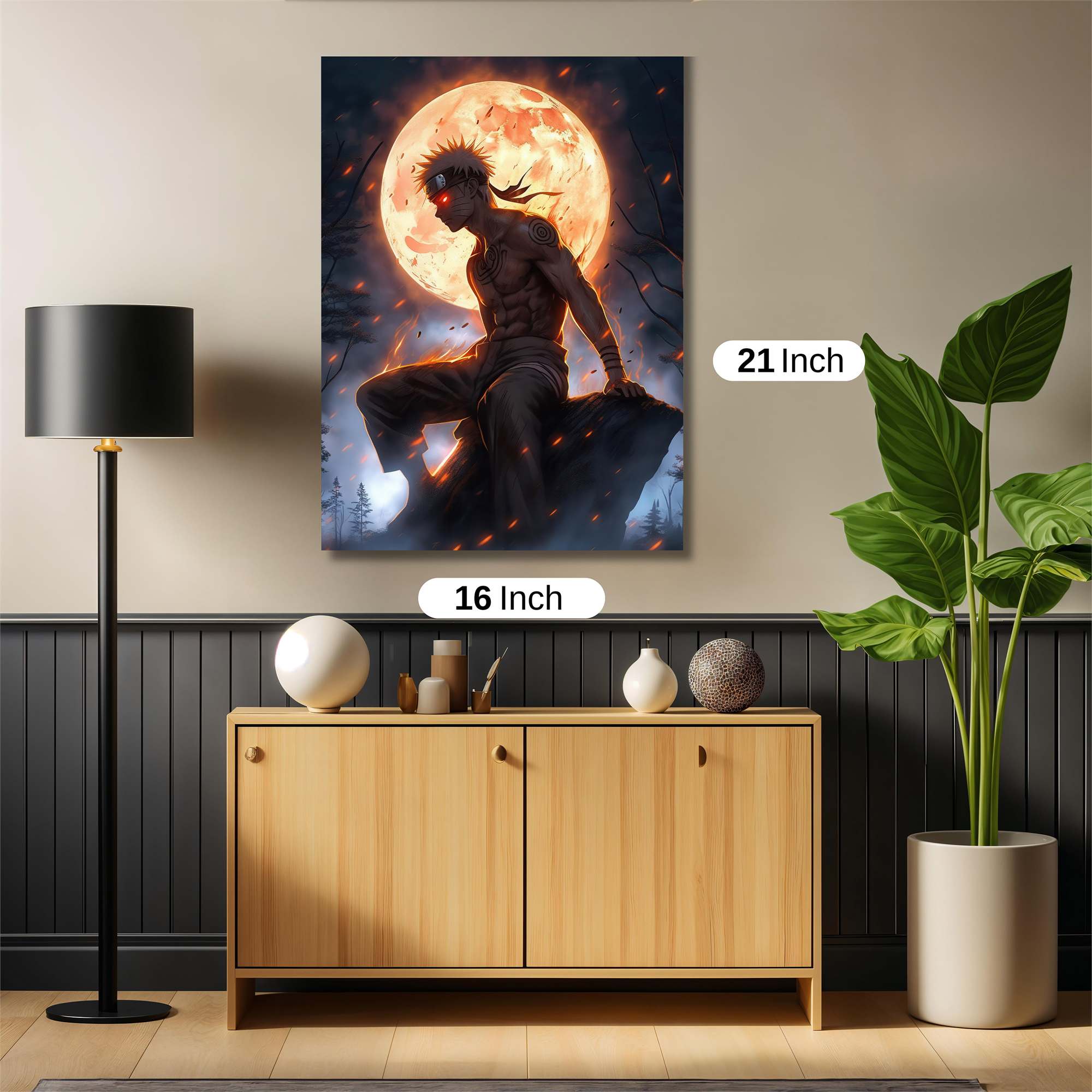 Moonlit Fury Safe Wall Magnetic / M