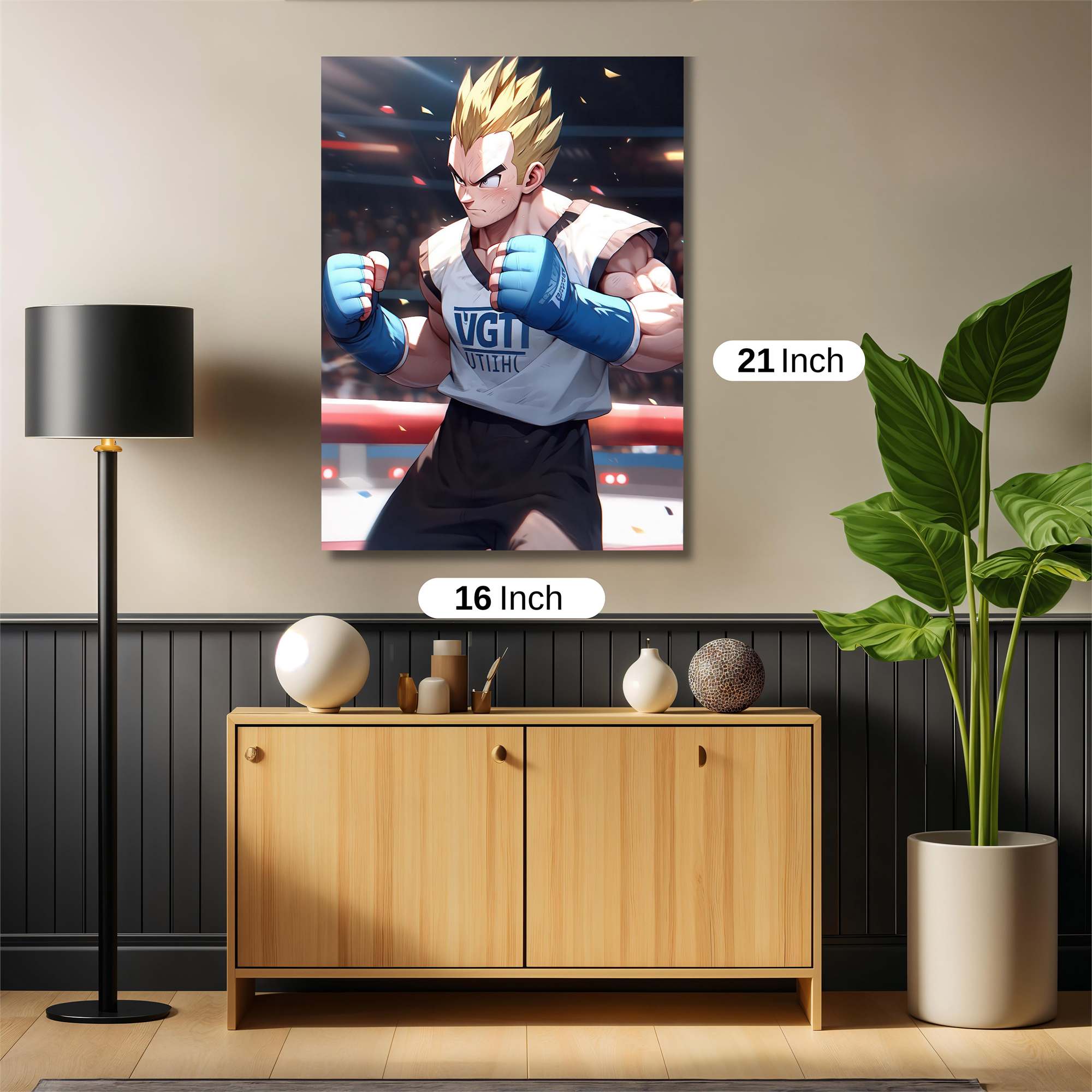 Saiyan Showdown Safe Wall Magnetic / M