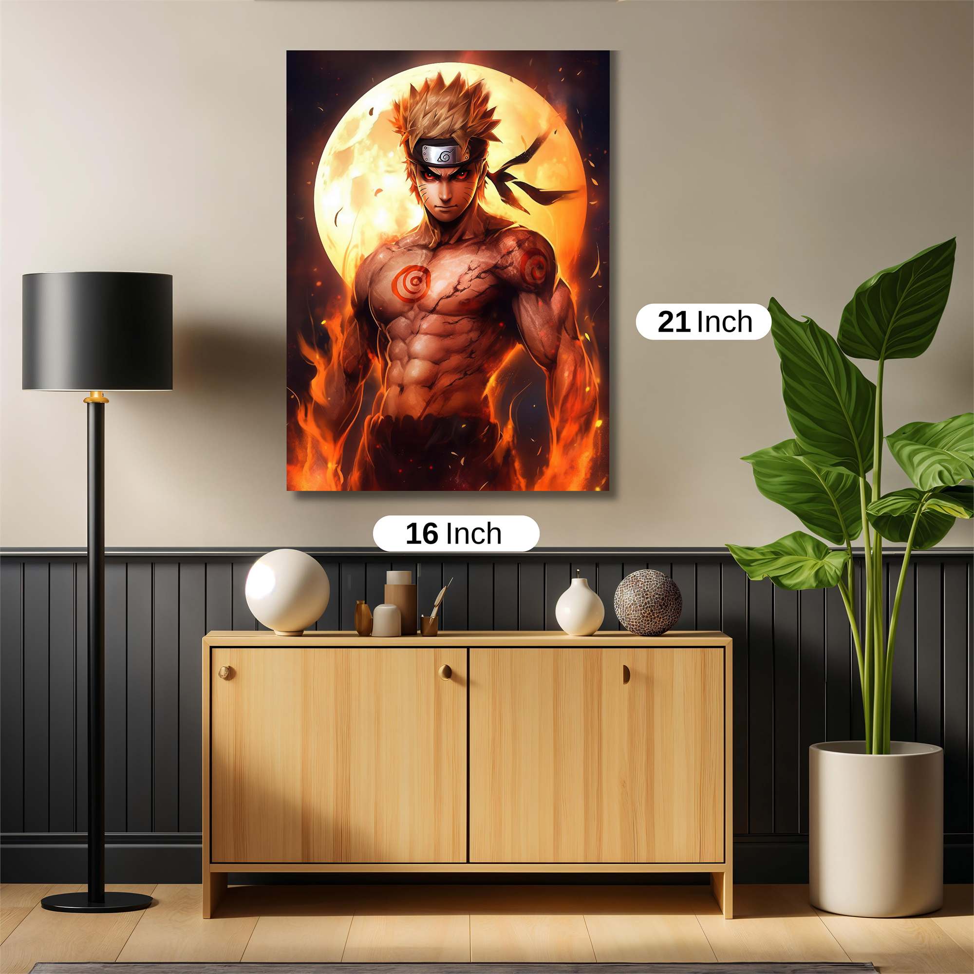 Naruto Inferno Safe Wall Magnetic / M