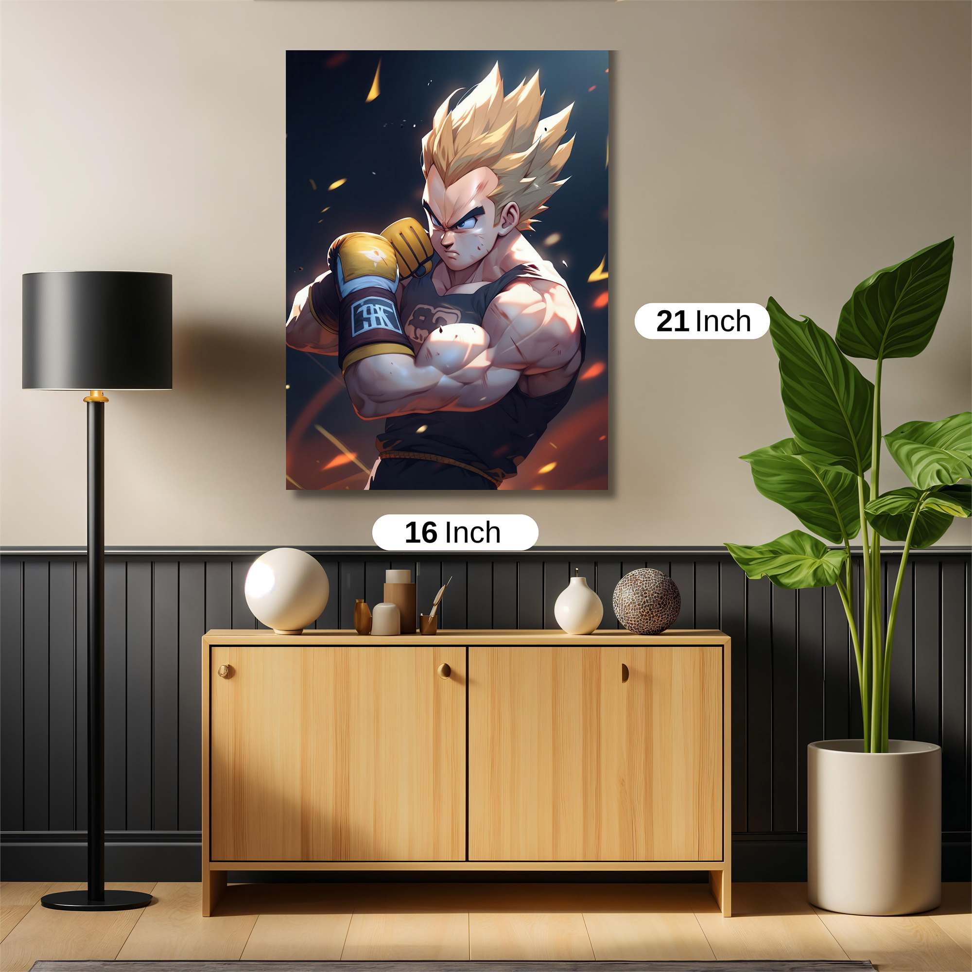 Vegeta Fury Safe Wall Magnetic / M