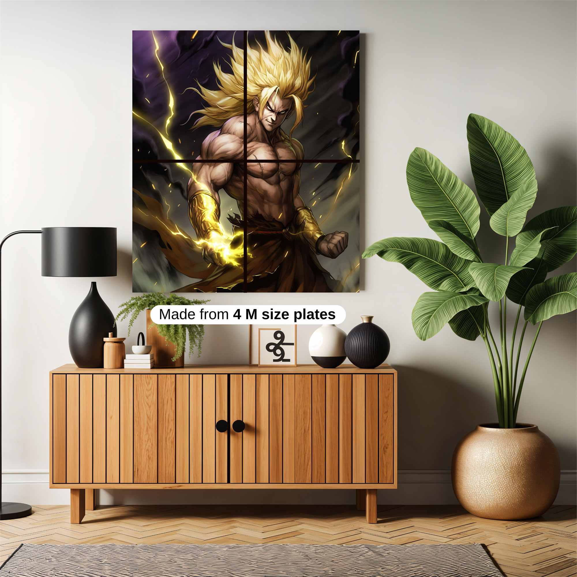 Saiyan Fury Safe Wall Magnetic / M