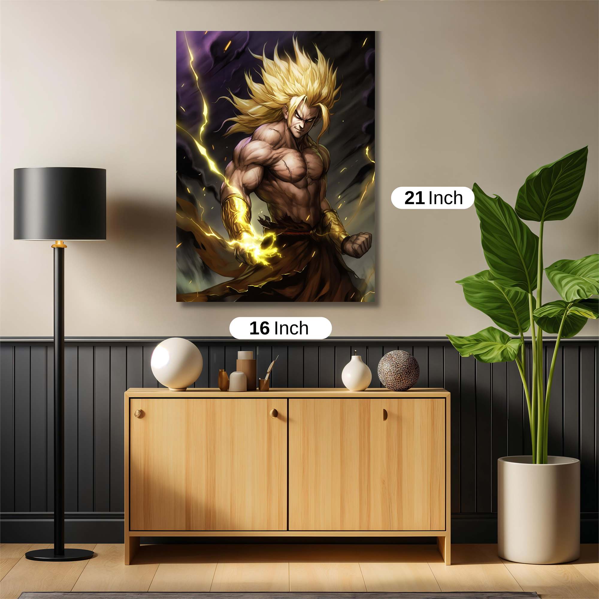 Saiyan Fury Safe Wall Magnetic / M