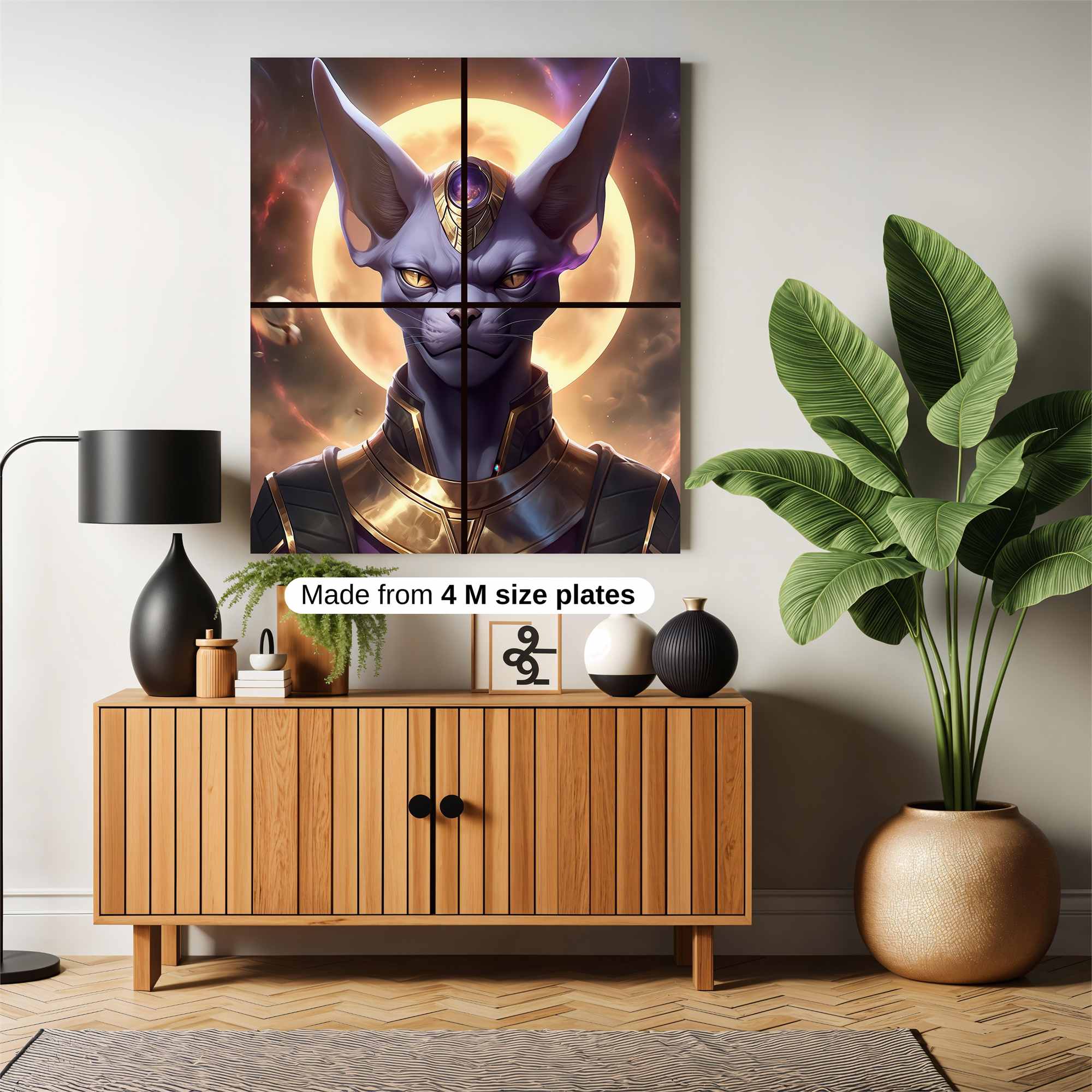 Feline Majesty Safe Wall Magnetic / M