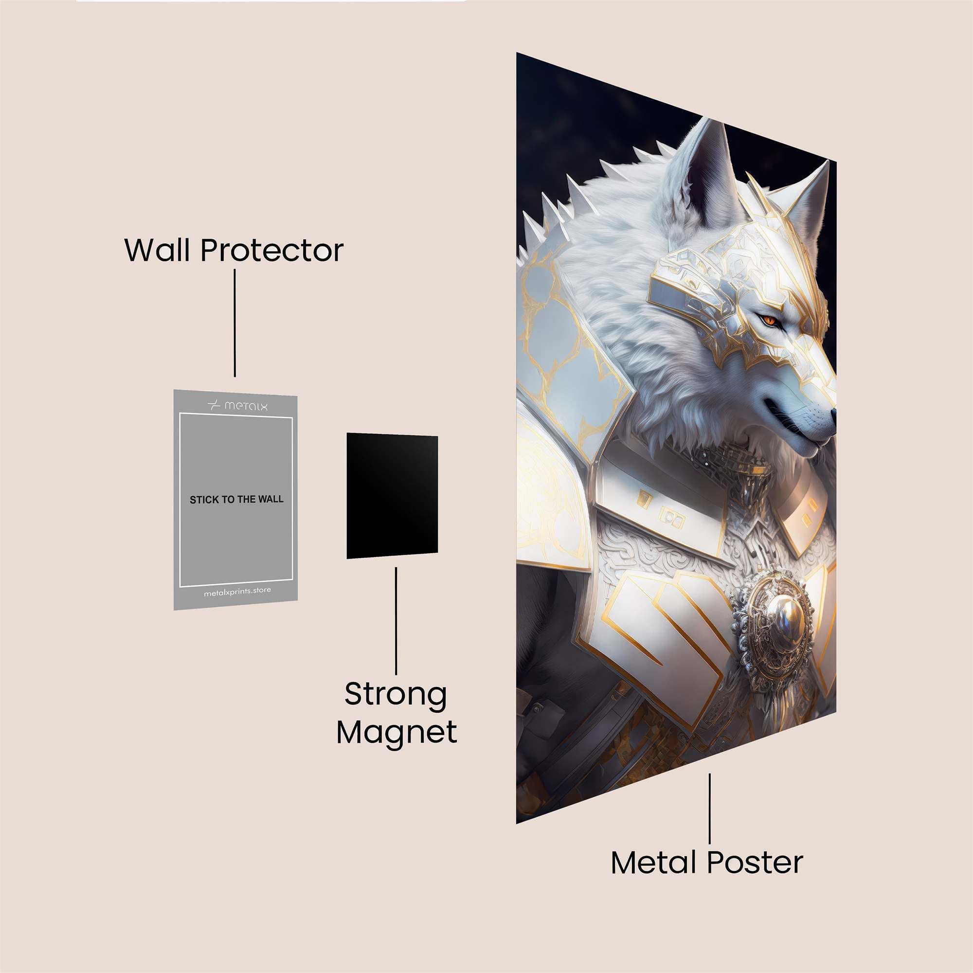 Wolf Valor Safe Wall Magnetic / M