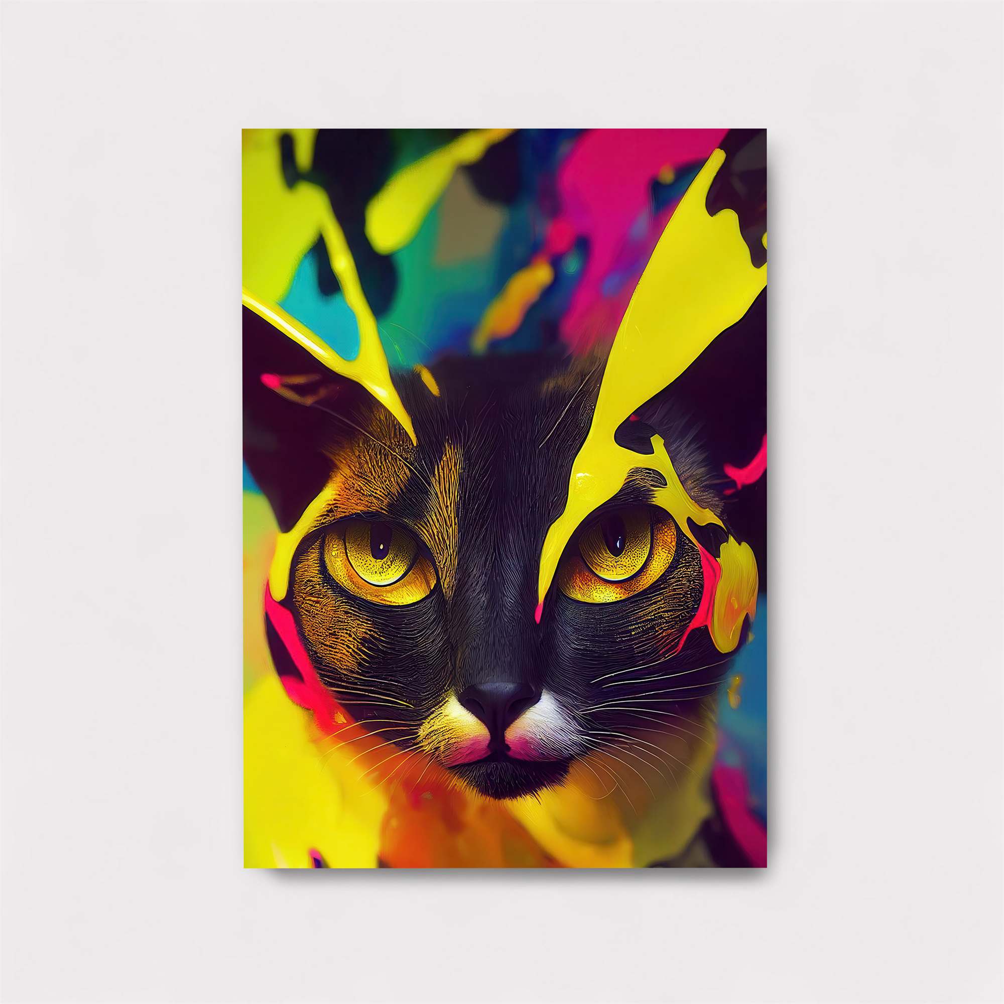 Chromatic Feline Safe Wall Magnetic / M
