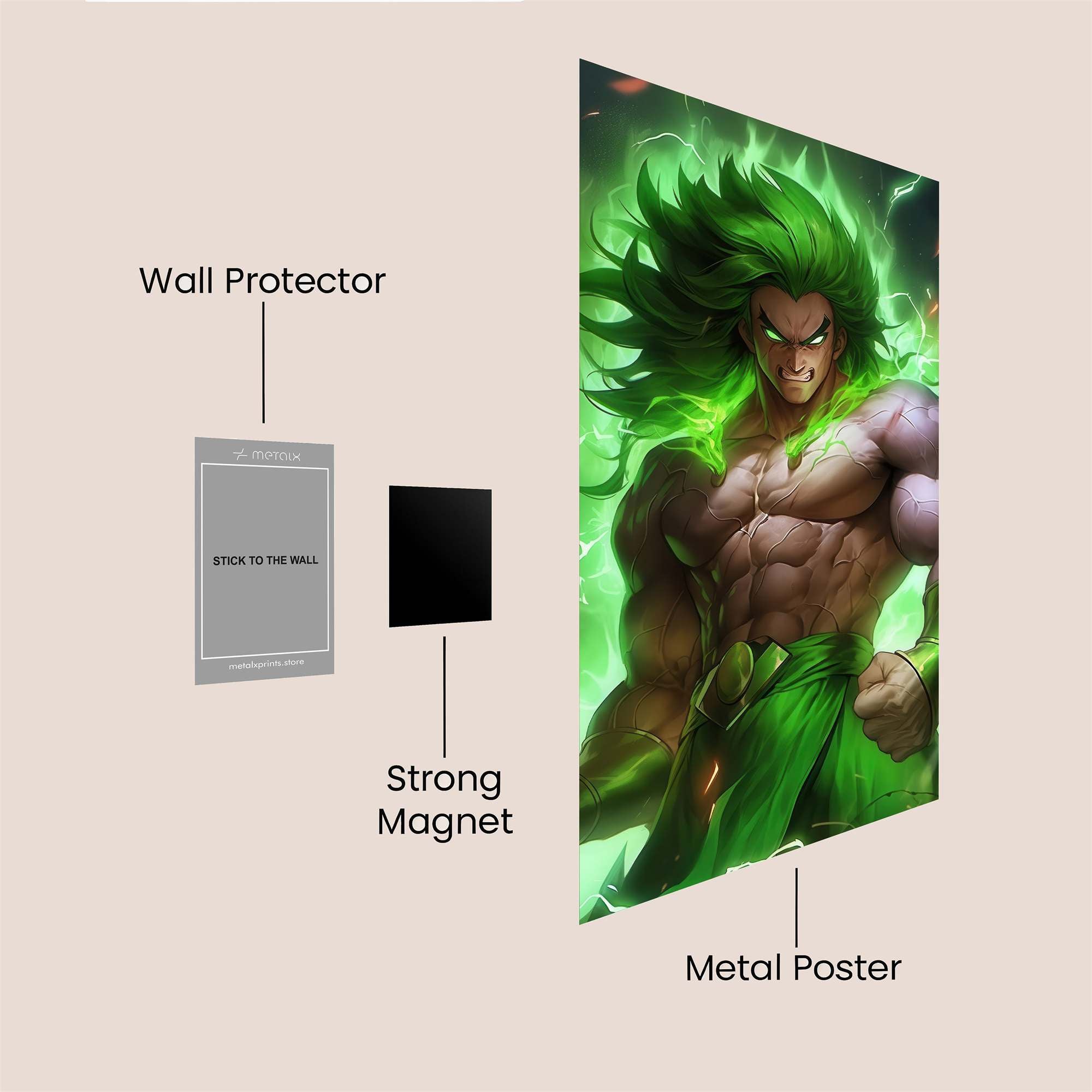 Broly Surge Safe Wall Magnetic / M