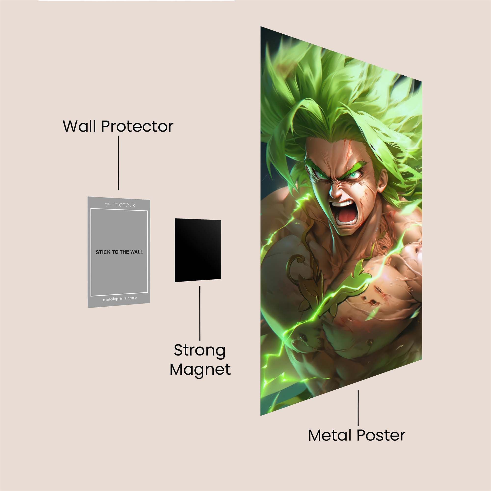 Broly Surge Safe Wall Magnetic / M