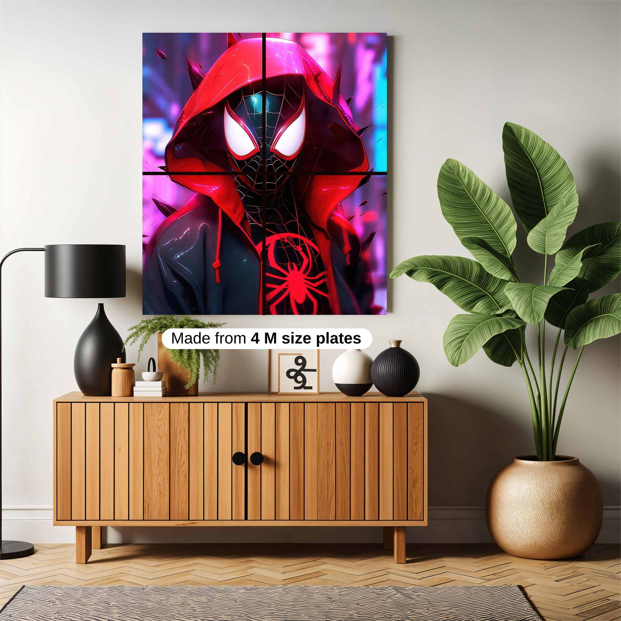 Spider-Man Vivid Safe Wall Magnetic / M