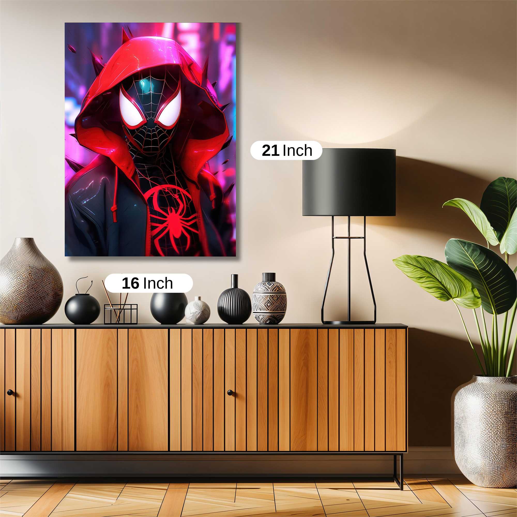Spider-Man Vivid Safe Wall Magnetic / M