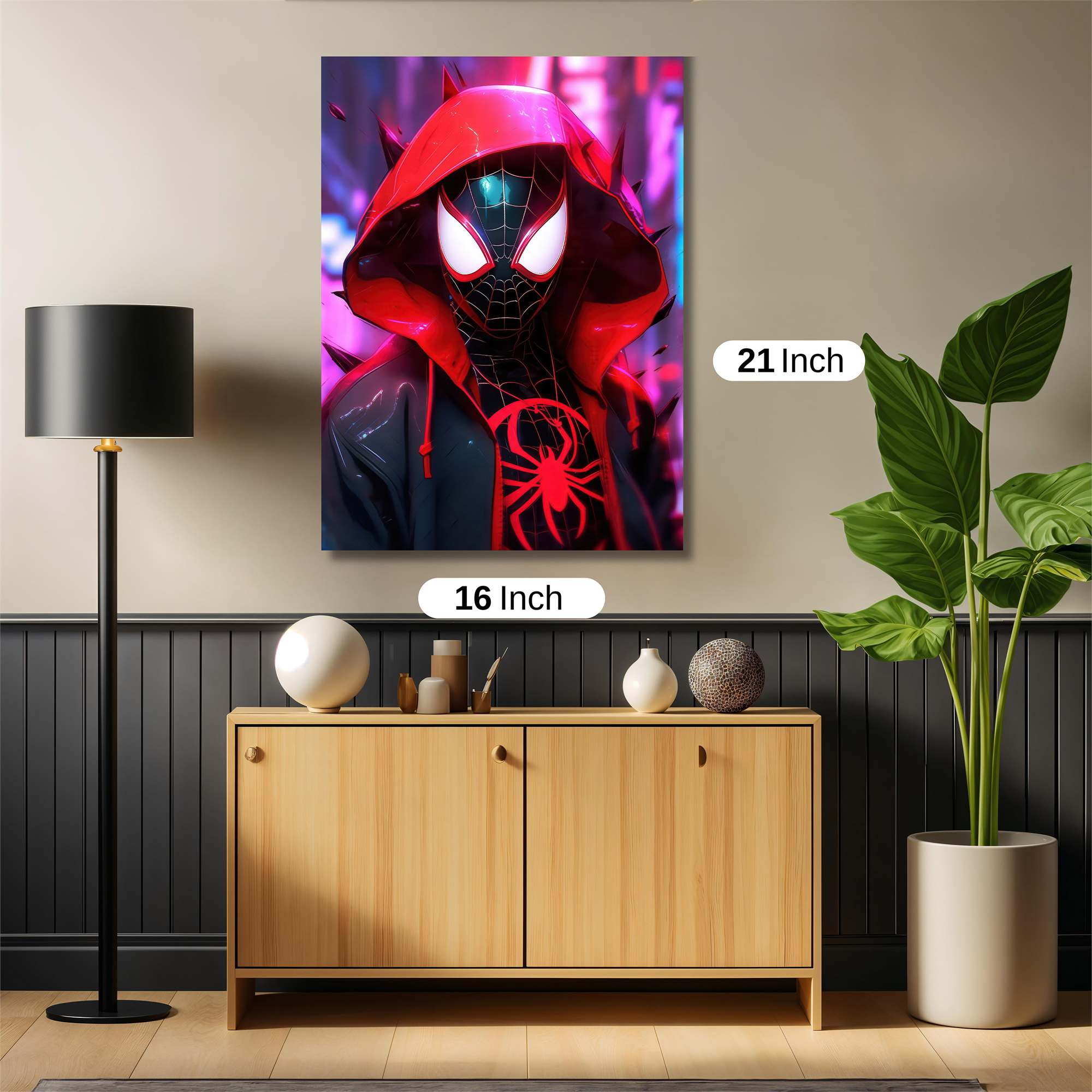 Spider-Man Vivid Safe Wall Magnetic / M